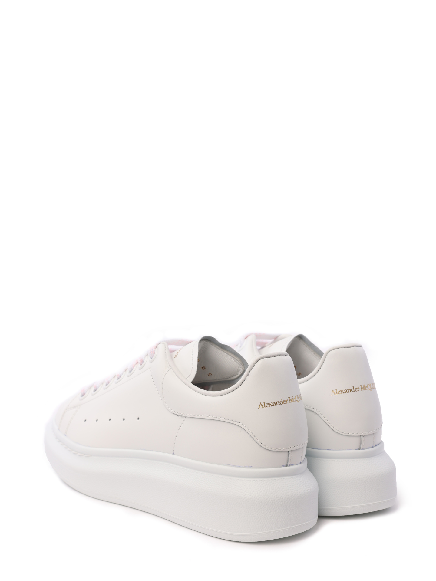 Кеды Alexander McQueen 553770WHGP0 9000 белые женские с лаконичным монохромным дизайном — купить в интернет-магазине Verdistore