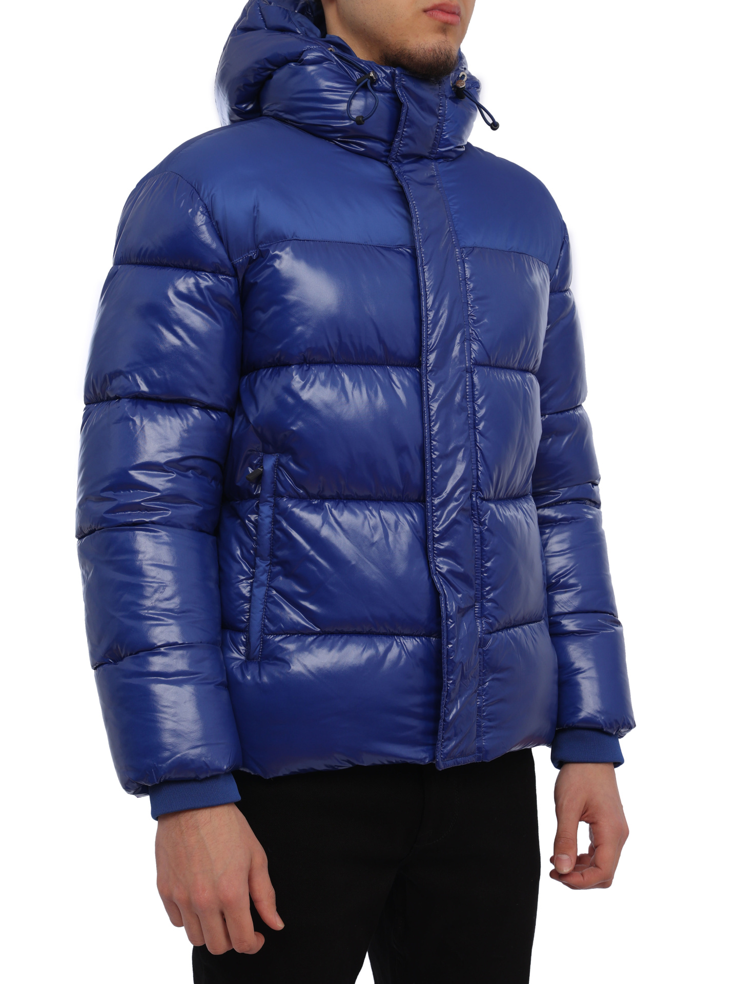 Пуховик Armani Exchange 6GZB13 B13 1510 укороченный мужской с логотипом на спине — купить в интернет-магазине Verdistore