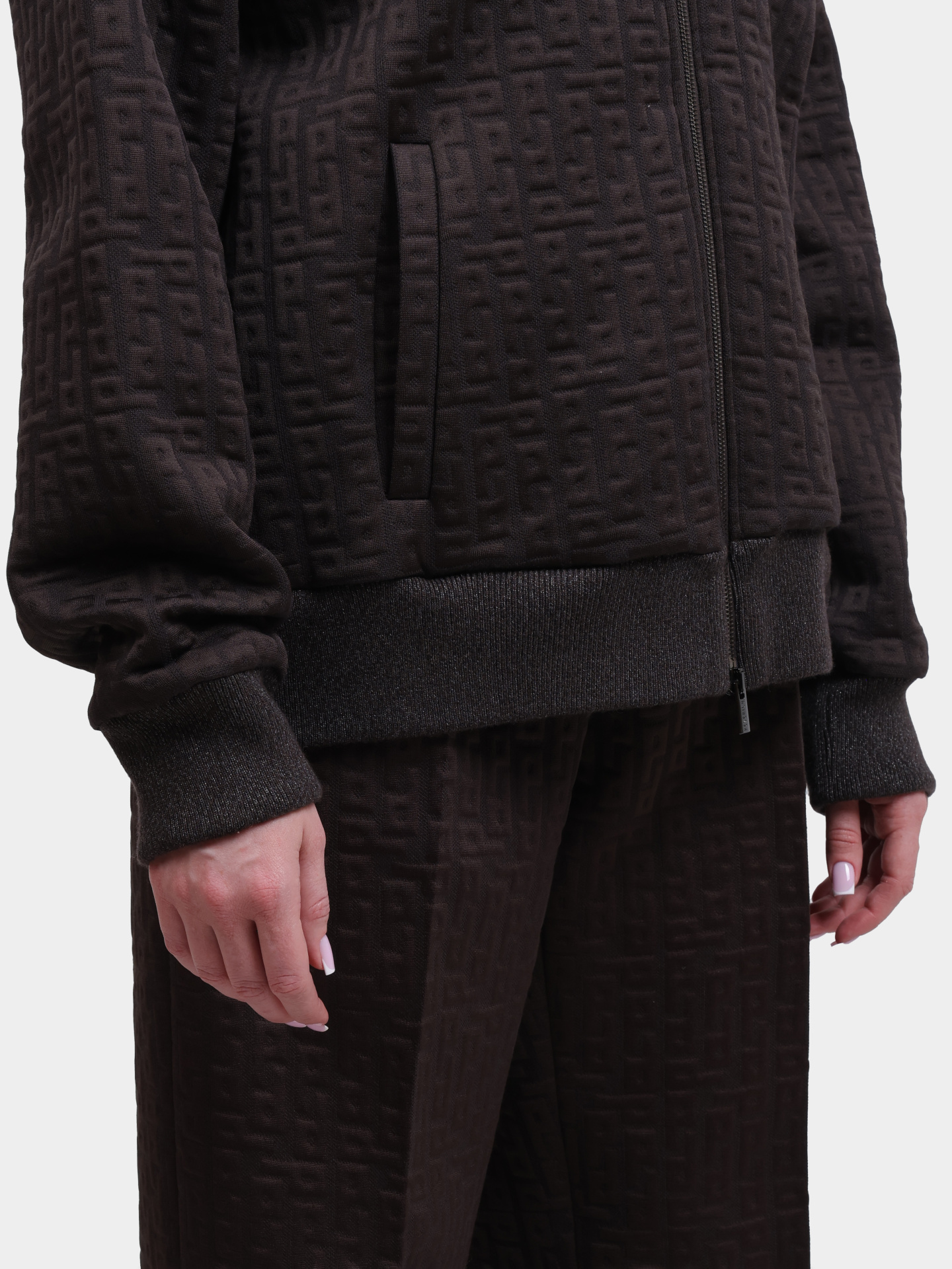 Мастерка Peserico S12063 6912A 53A женская со сплошным узором — купить в интернет-магазине Verdistore