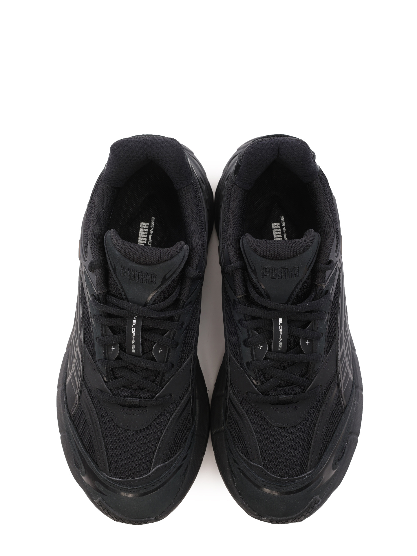 Кроссовки черные комбинированные на массивной подошве — купить в интернет-магазине Verdistore