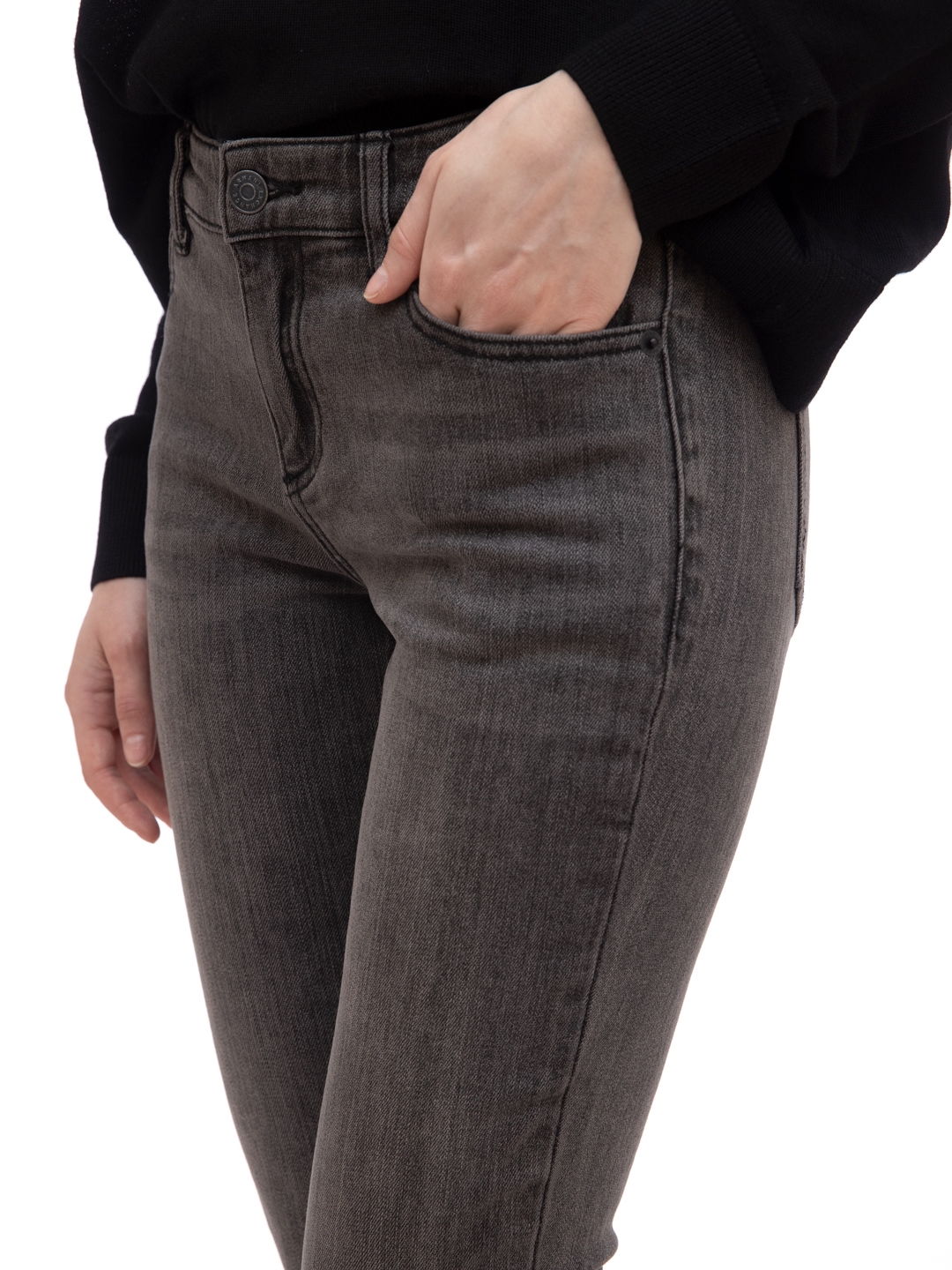 Джинсы Armani Exchange 3GYJ01 серые женские зауженные — купить в интернет-магазине Verdistore