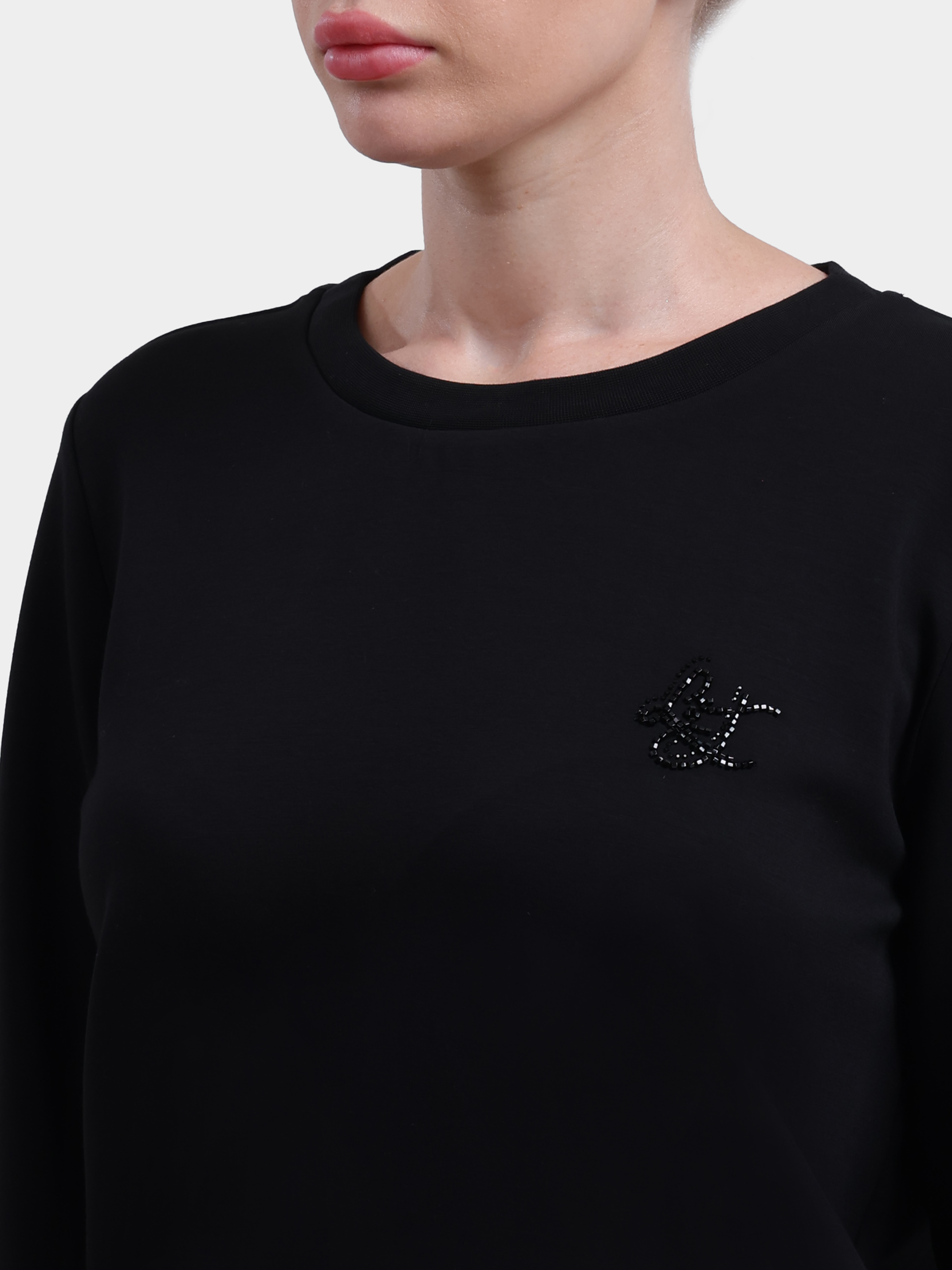 Свитшот Liu-Jo TF6206 J3958 22222 черный женский — купить в интернет-магазине Verdistore