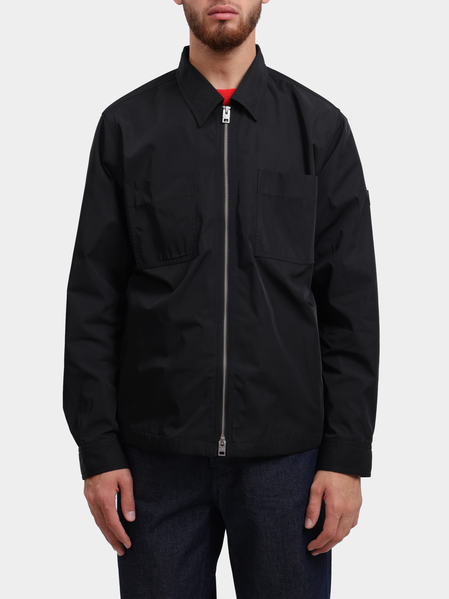 Куртка-рубашка Hugo 50548696 001 черная мужская — купить в интернет-магазине Verdistore