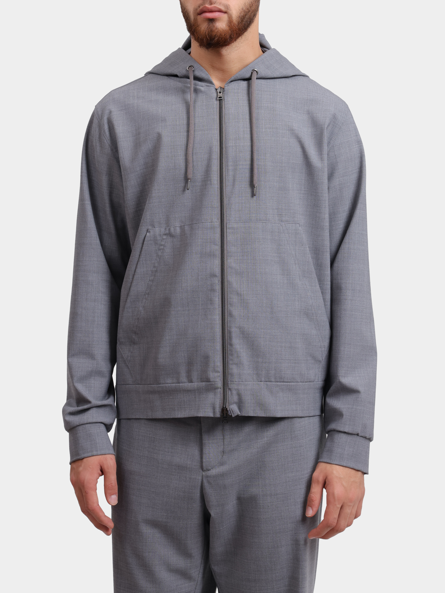 Мастерка Herno GI000481U 12678 9439 серая мужская — купить в интернет-магазине Verdistore