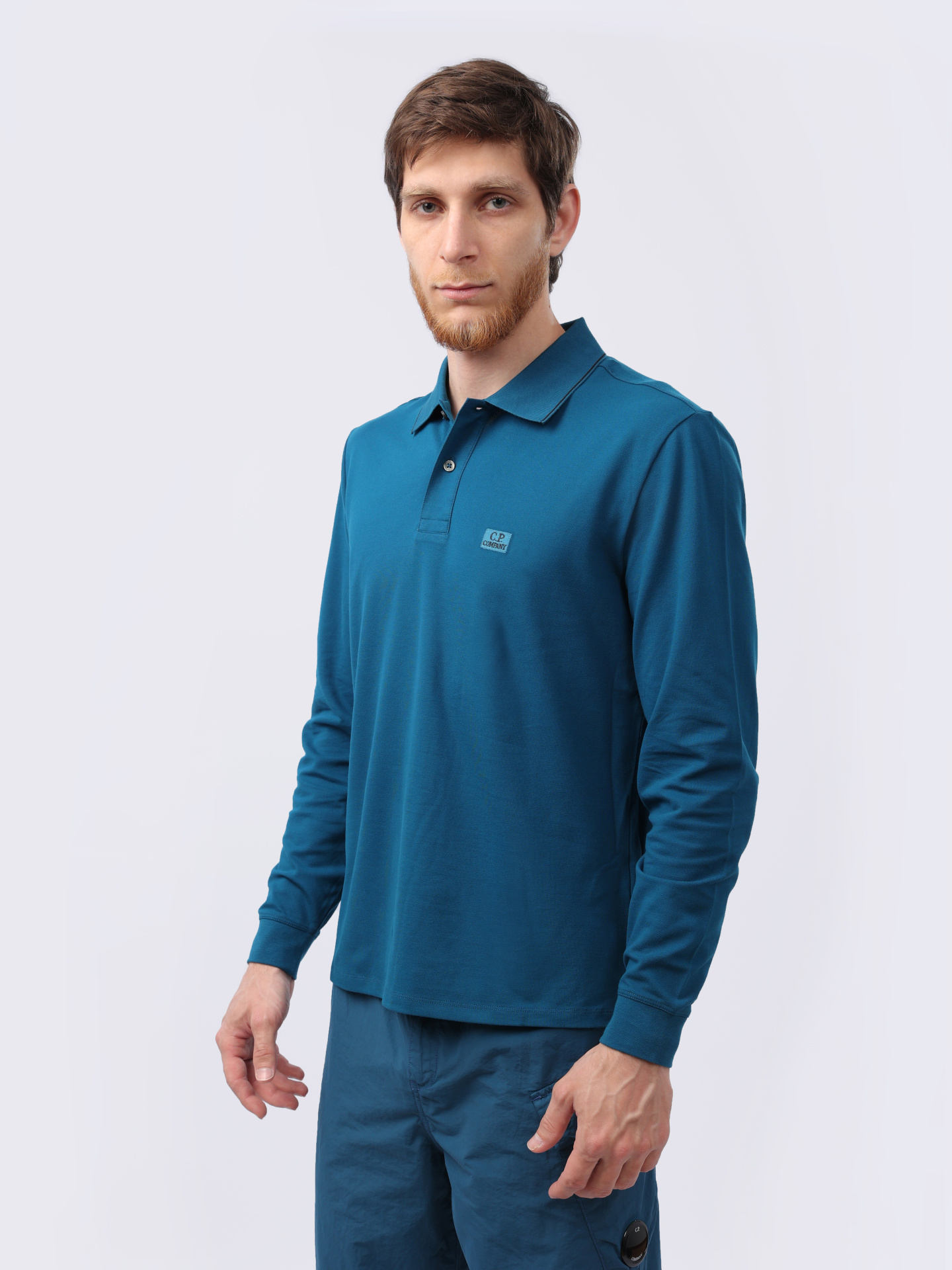 Поло C.P. Company 16CMPL076A-005263W 848 синее мужское — купить в интернет-магазине Verdistore