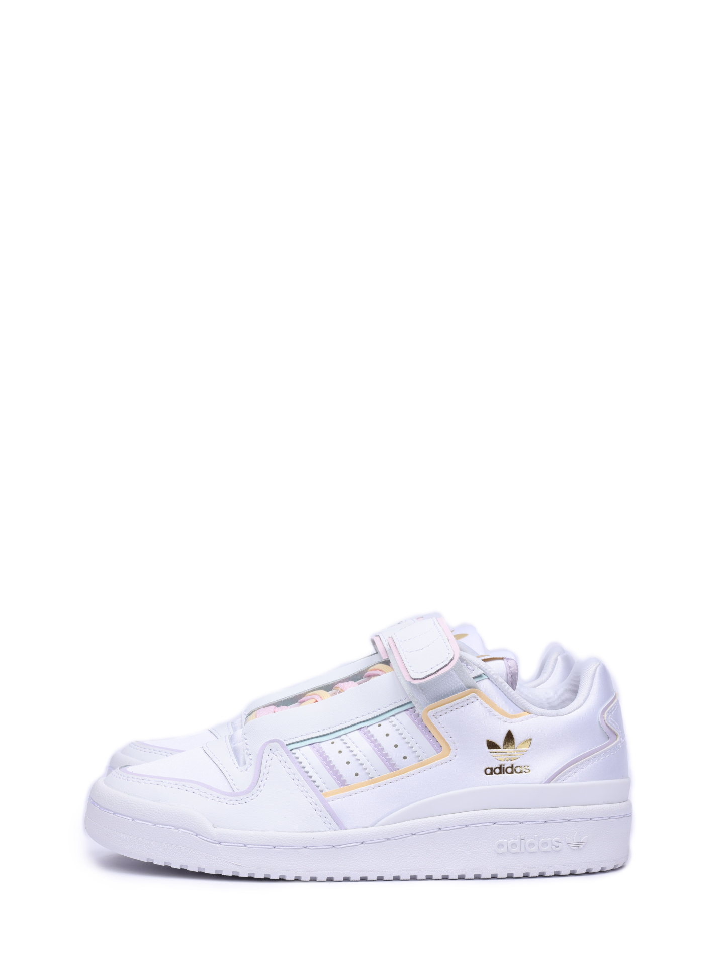 Кроссовки Adidas Forum Plus H05123 белые женские на липучке — купить в интернет-магазине Verdistore