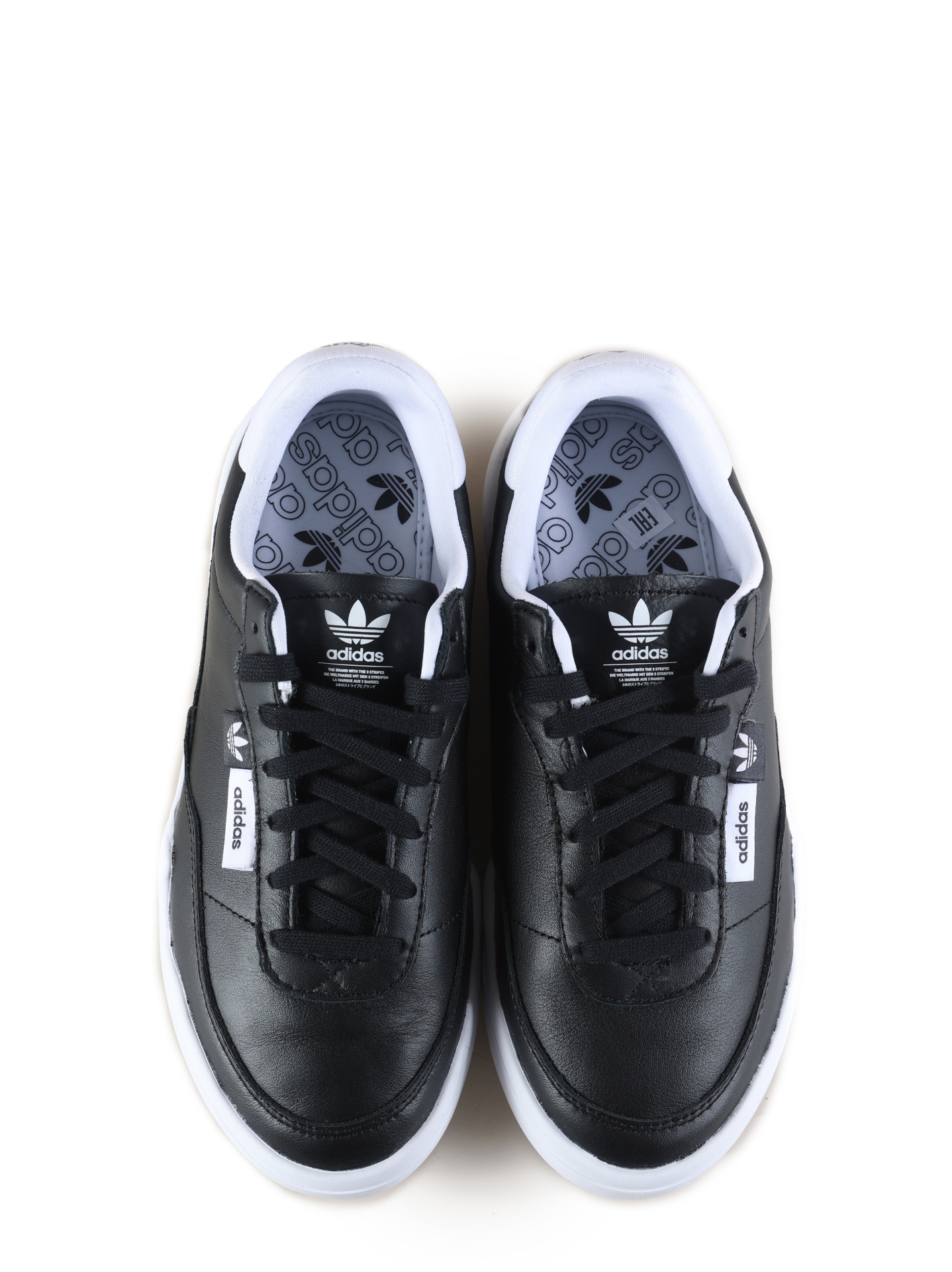 Кроссовки Adidas Her Court GW8213 черные женские с утолщенной подошвой — купить в интернет-магазине Verdistore