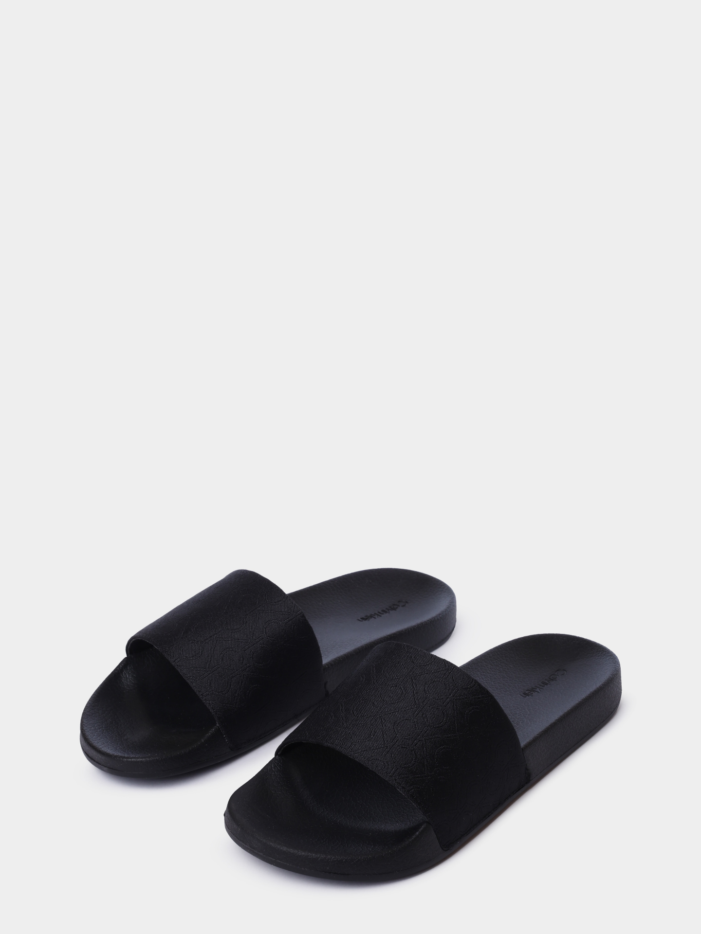 Шлепанцы Calvin Klein HW0HW02420 BEH черные женские — купить в интернет-магазине Verdistore