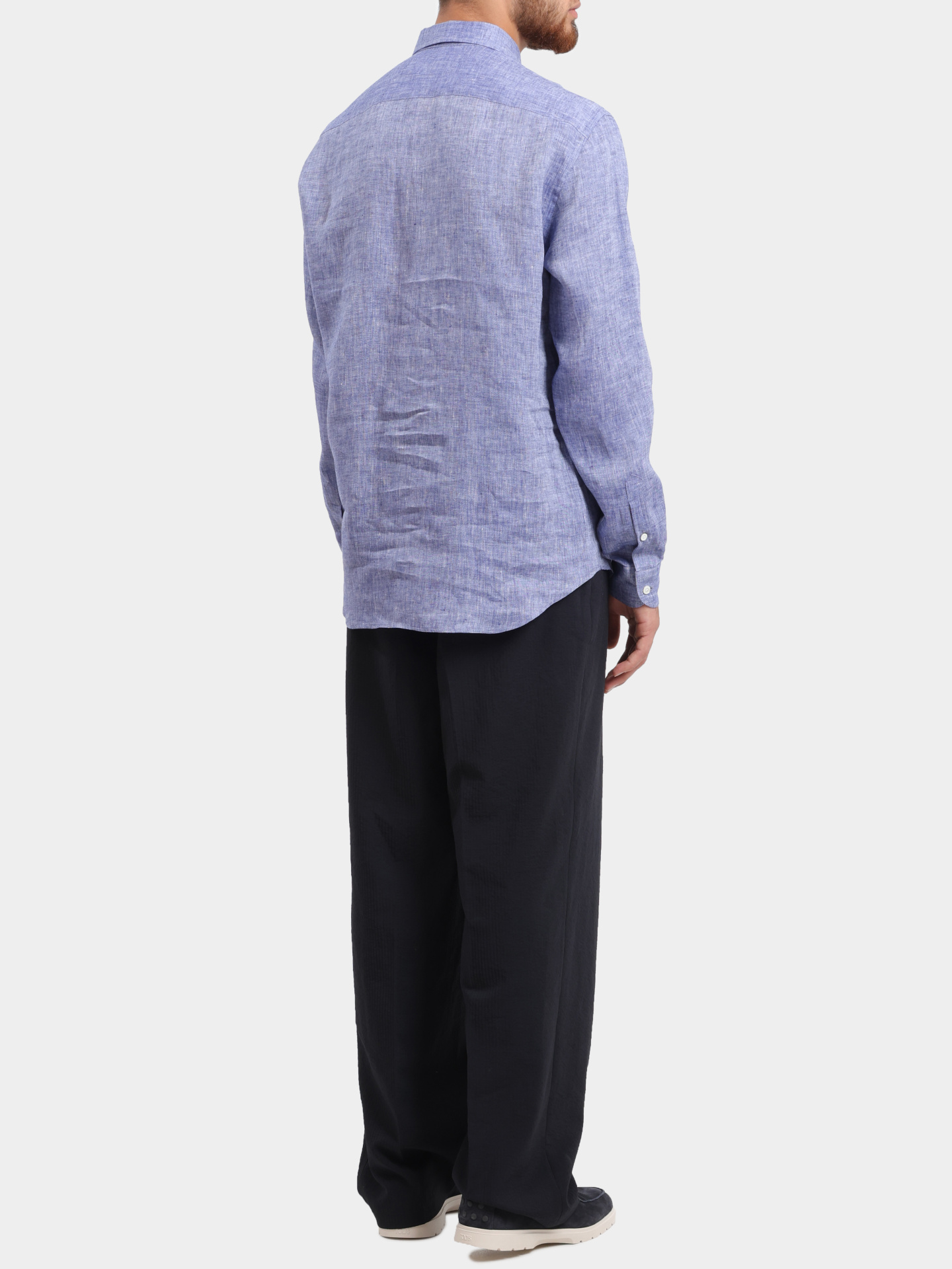 Рубашка Emporio Armani 01SM0L 010F9 919 льняная мужская — купить в интернет-магазине Verdistore