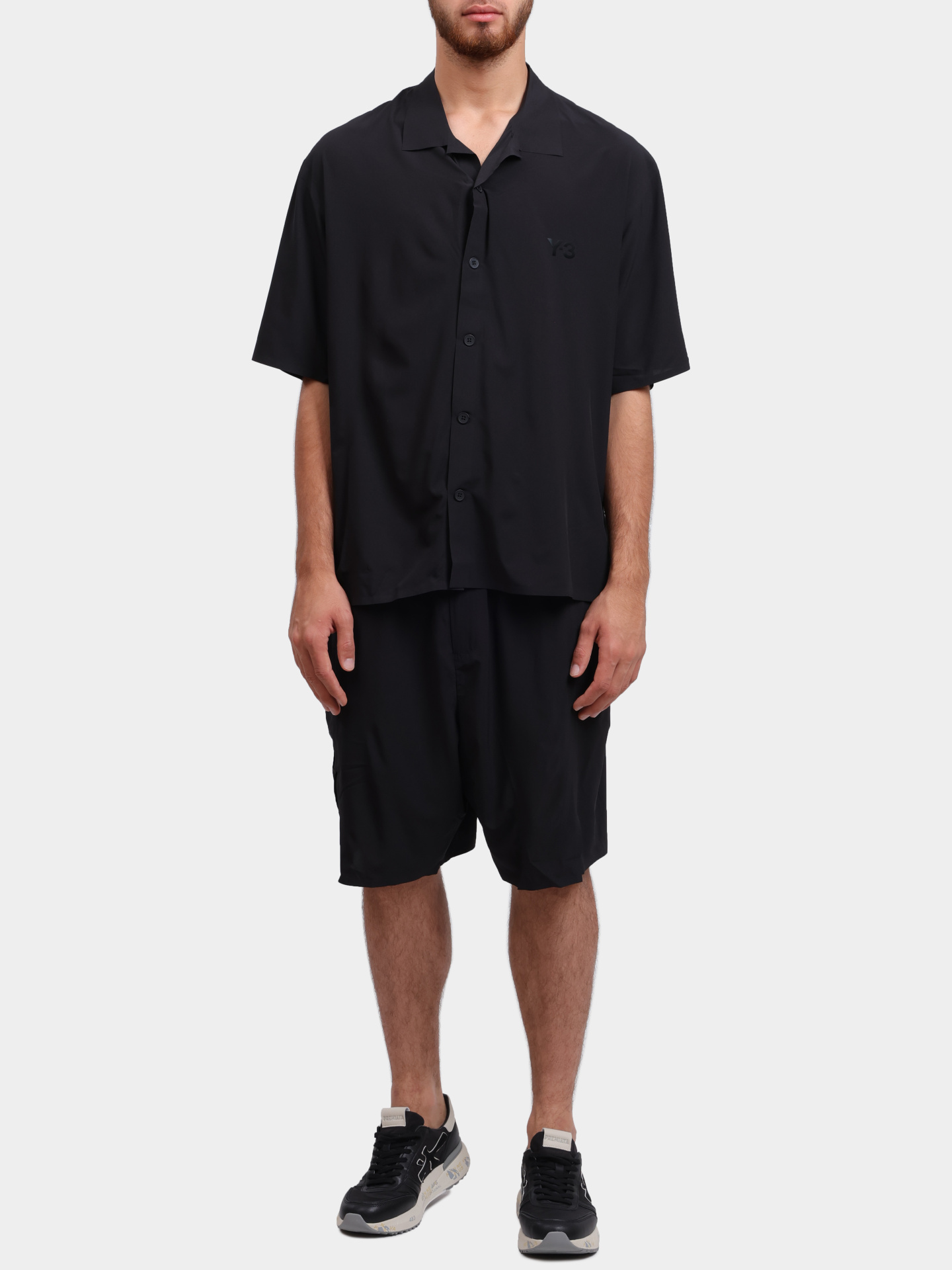 Рубашка Y-3 JD1457 черная мужская — купить в интернет-магазине Verdistore