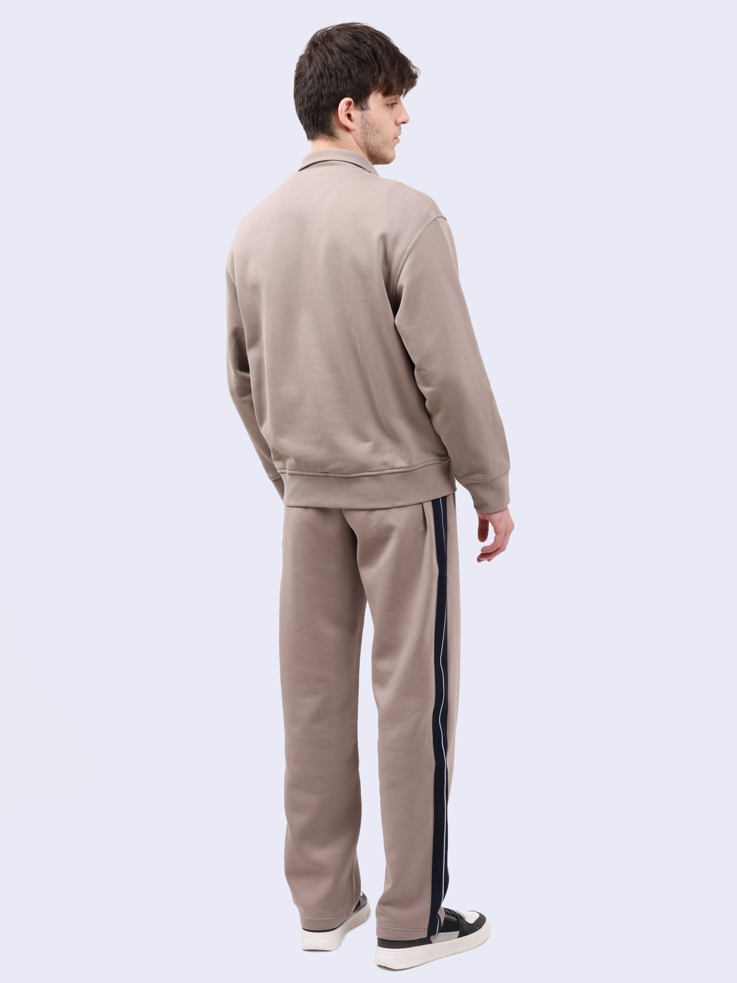 Мастерка Armani Exchange 6DZMJJ ZJ4XZ 17AC бежевая мужская — купить в интернет-магазине Verdistore