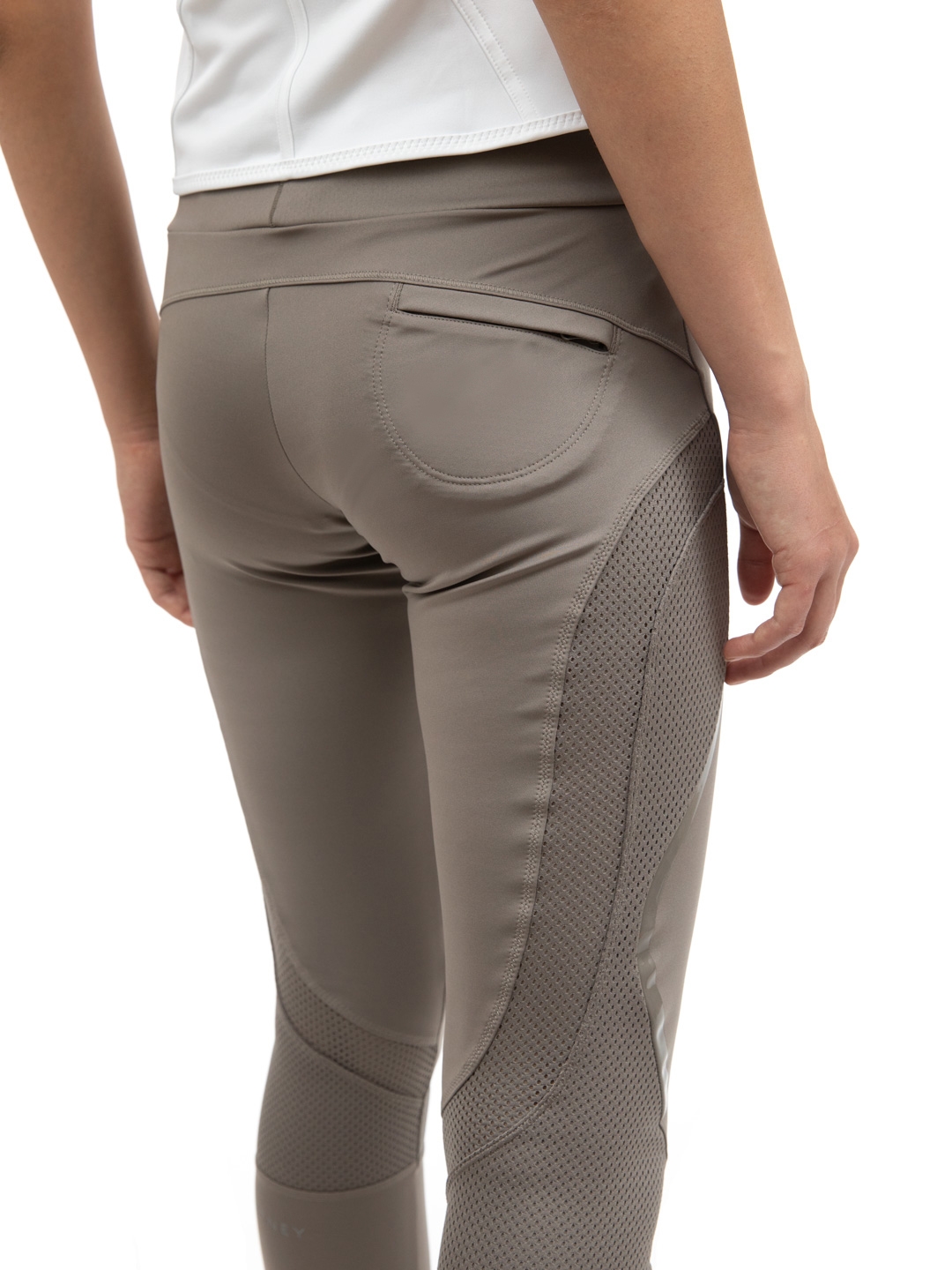 Леггинсы Adidas by Stella McCartney FK9724 бежевые женские с перфорацией — купить в интернет-магазине Verdistore