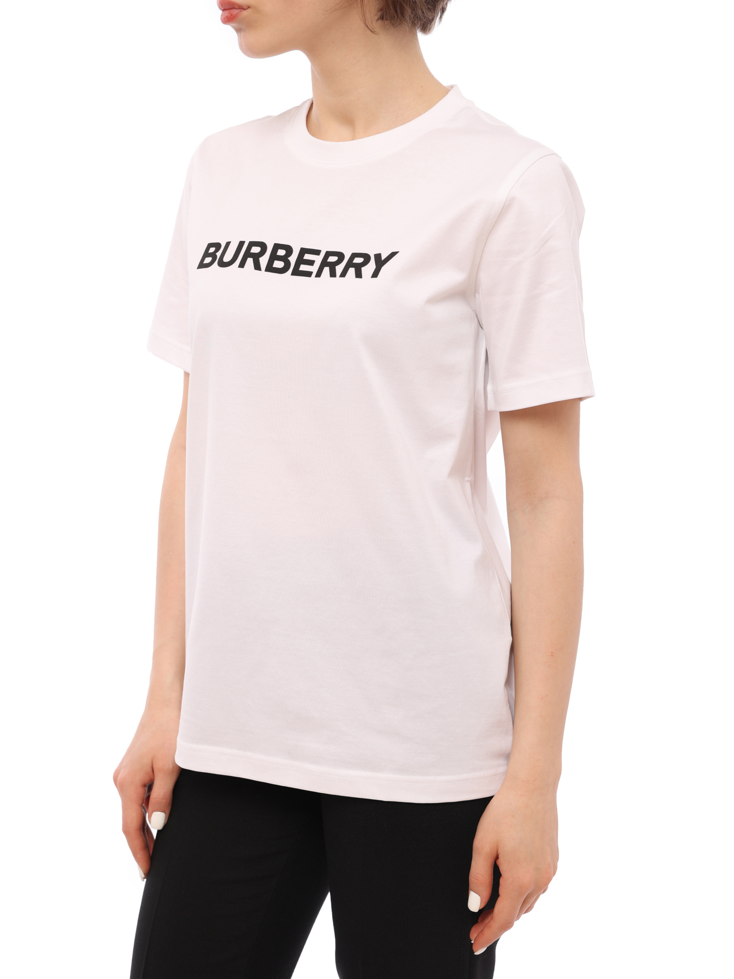 Футболка Burberry 8056724 A1464 хлопковая женская — купить в интернет-магазине Verdistore