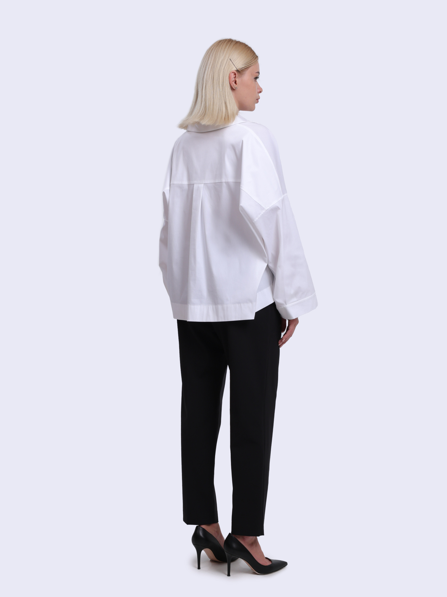 Рубашка Brunello Cucinelli M0091HD505 белая женская — купить в интернет-магазине Verdistore