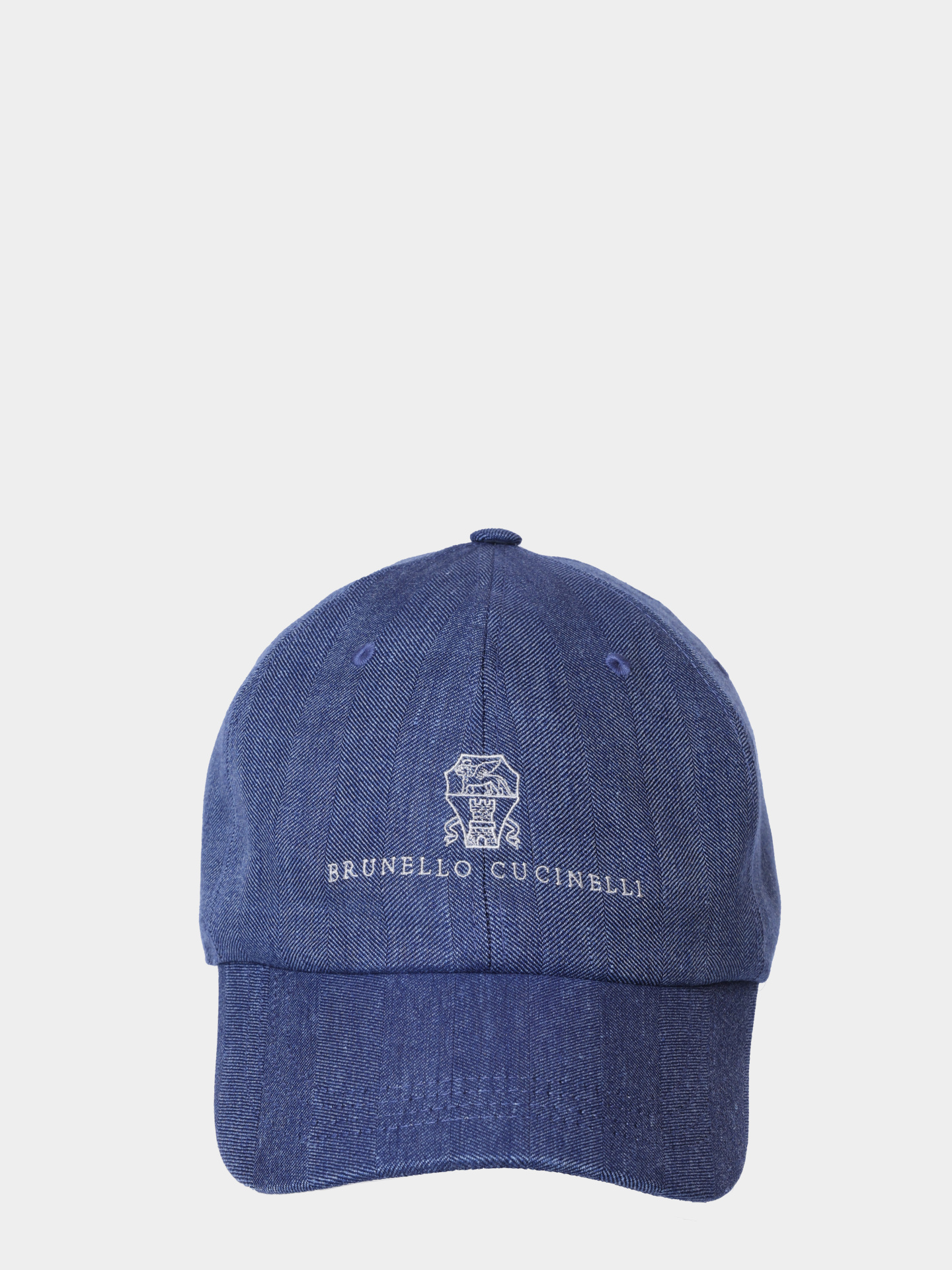 Бейсболка Brunello Cucinelli MZ4089850 CRS21 синяя мужская — купить в интернет-магазине Verdistore