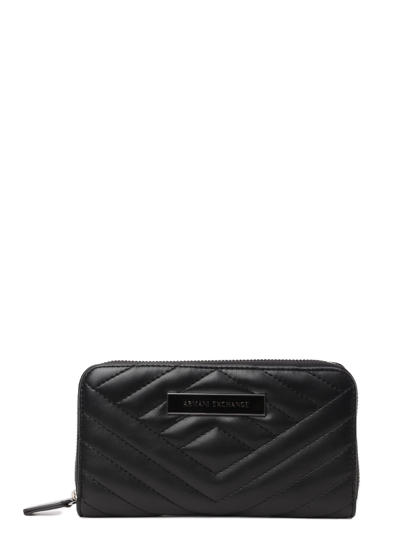 Кошелек Armani Exchange 948068 4R742 00020 черный женский стеганый — купить в интернет-магазине Verdistore