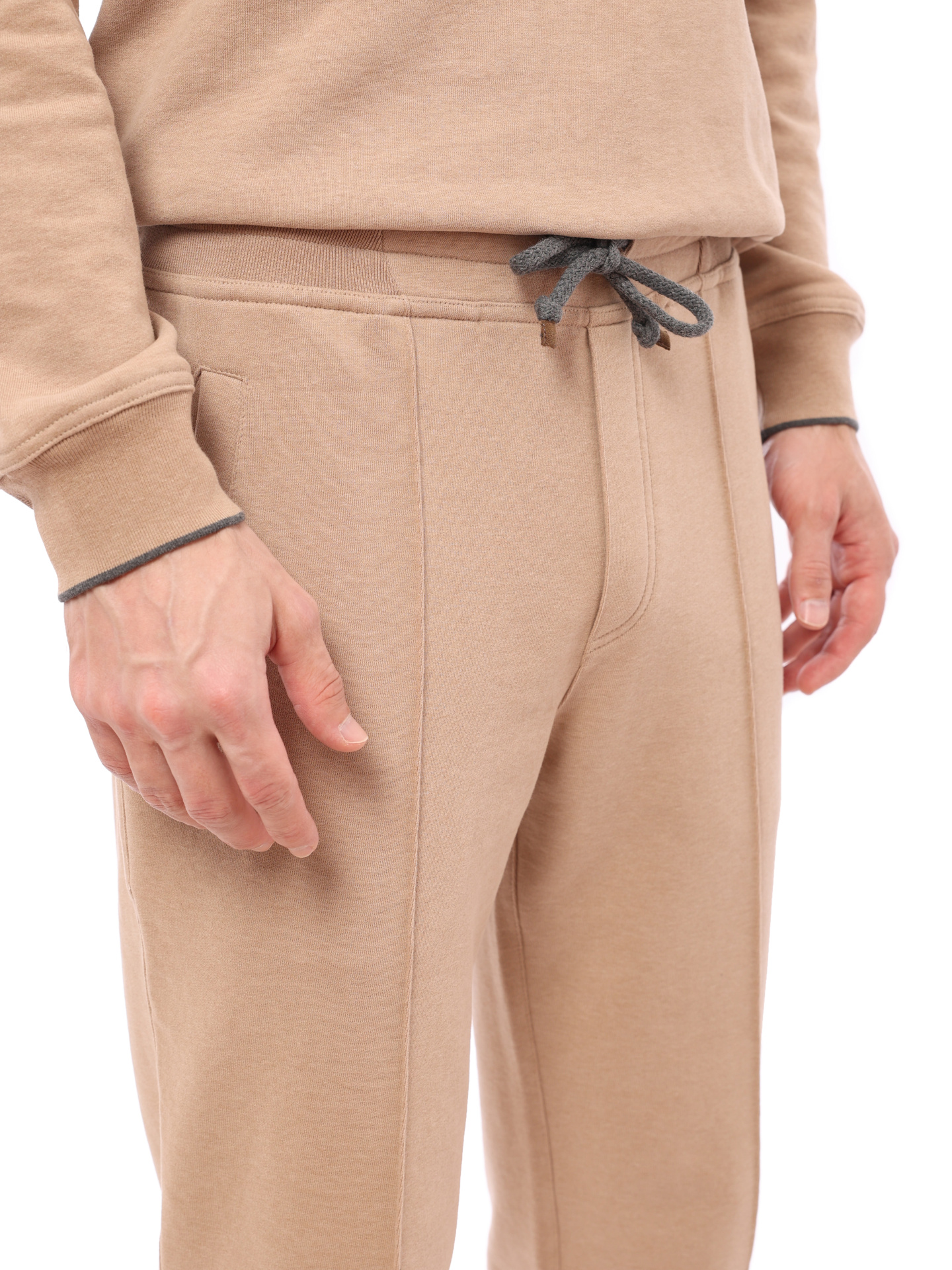 Брюки Brunello Cucinelli MTU143142G CB575 хлопковые мужские со стрелками  — купить в интернет-магазине Verdistore