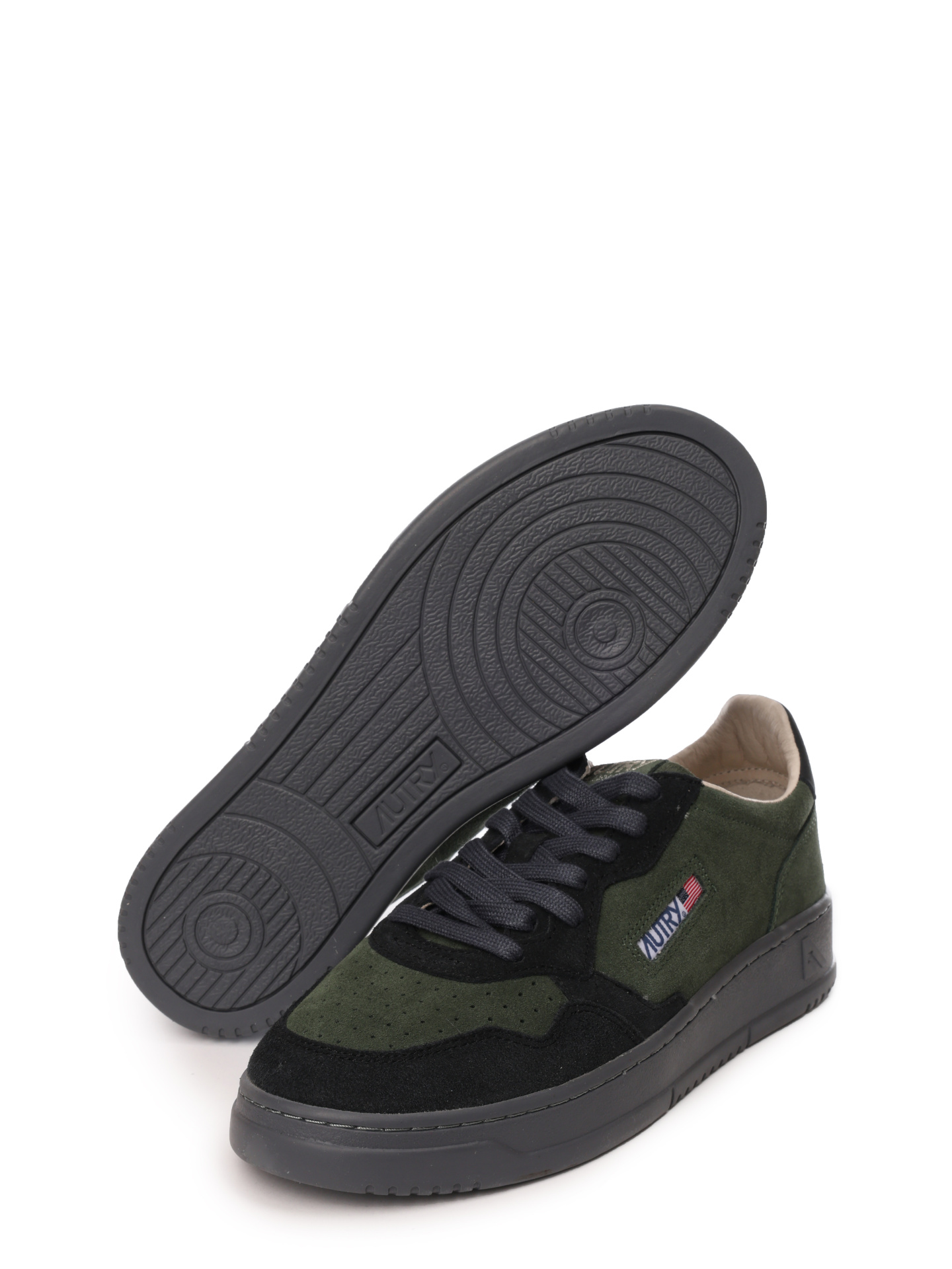 Кеды Autry AULM-XS18 комбинированные мужские из замши — купить в интернет-магазине Verdistore