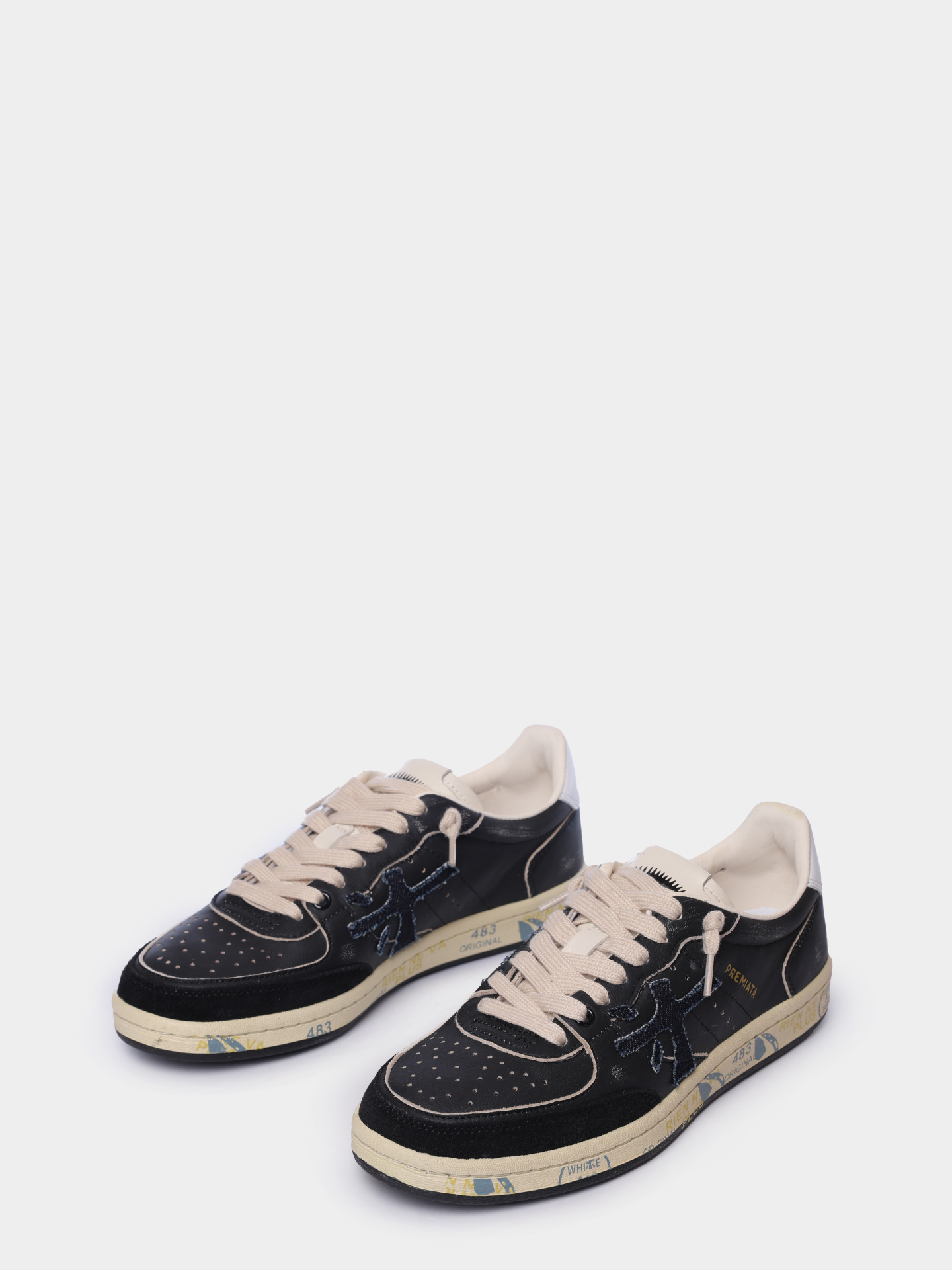 Кеды Premiata BSKTCLAYD VAR 6924 кожаные женские — купить в интернет-магазине Verdistore