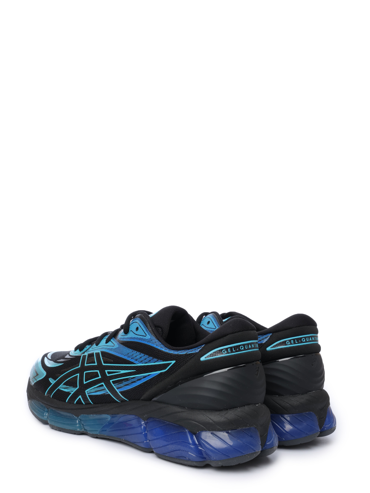 Кроссовки Asics 1203A305 черные мужские с синим принтом — купить в интернет-магазине Verdistore