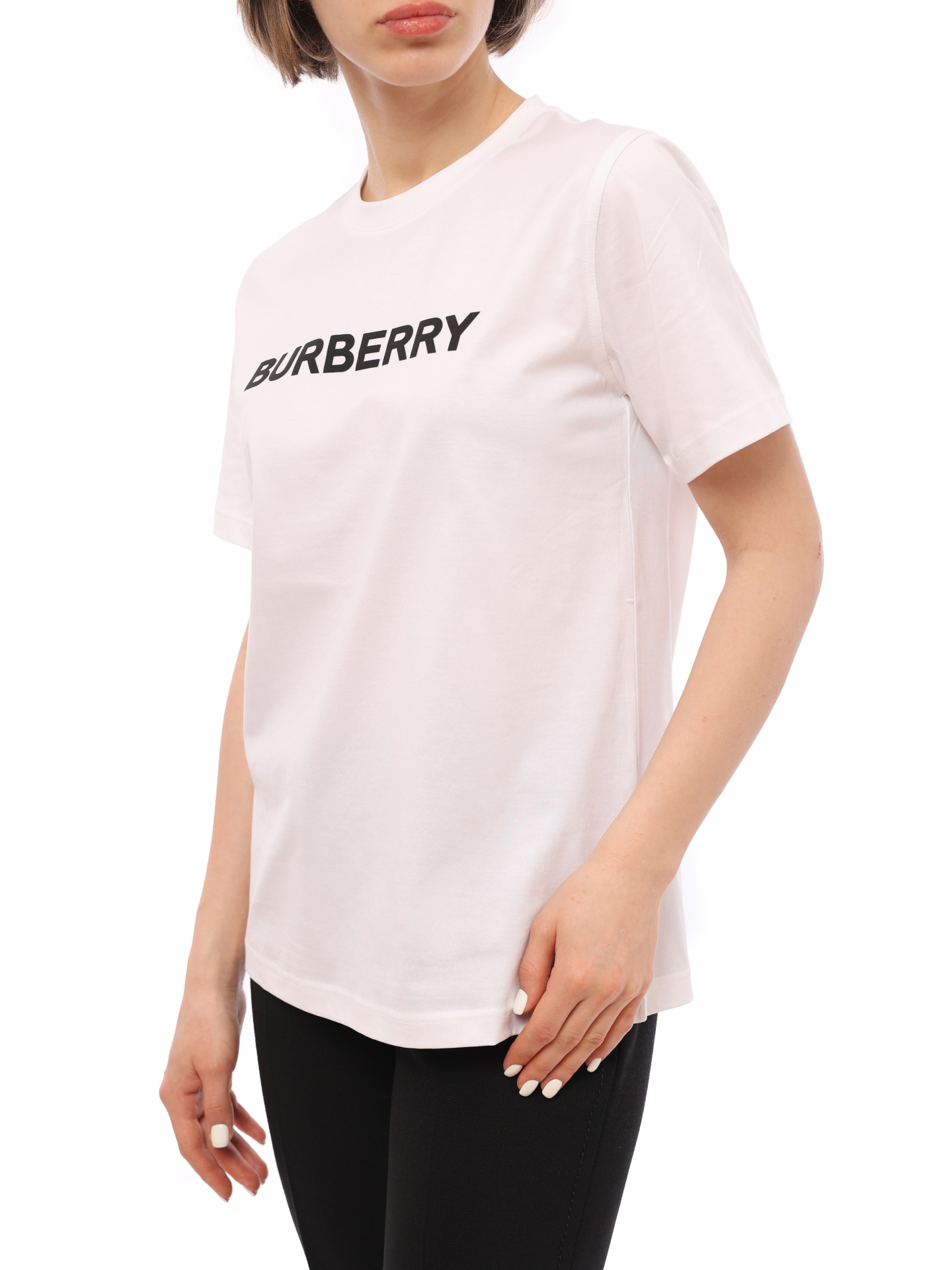 Футболка Burberry 8056724 A1464 хлопковая женская — купить в интернет-магазине Verdistore