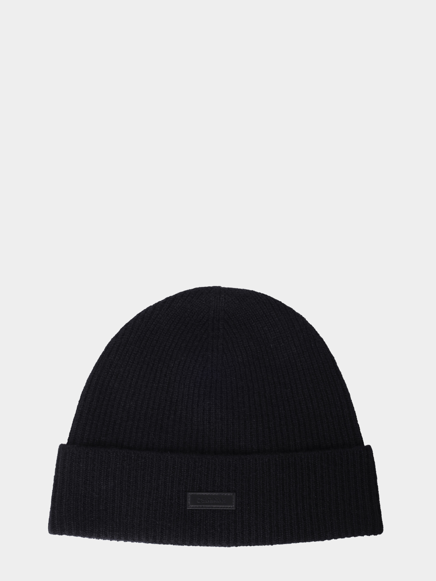 Шапка Calvin Klein K50K510974 черная мужская из кашемира — купить в интернет-магазине Verdistore
