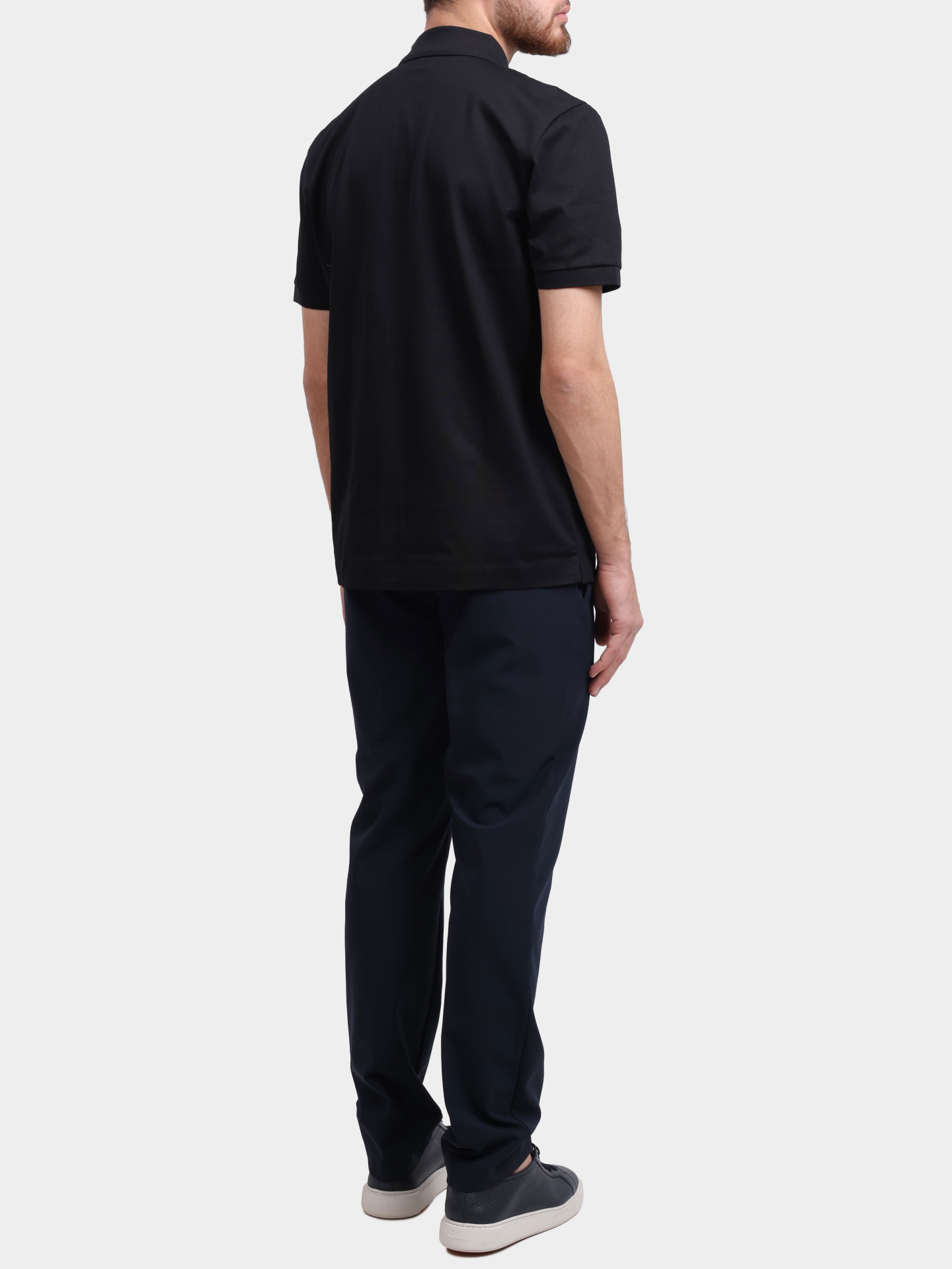 Поло Boss 50543880 001 черное мужское — купить в интернет-магазине Verdistore