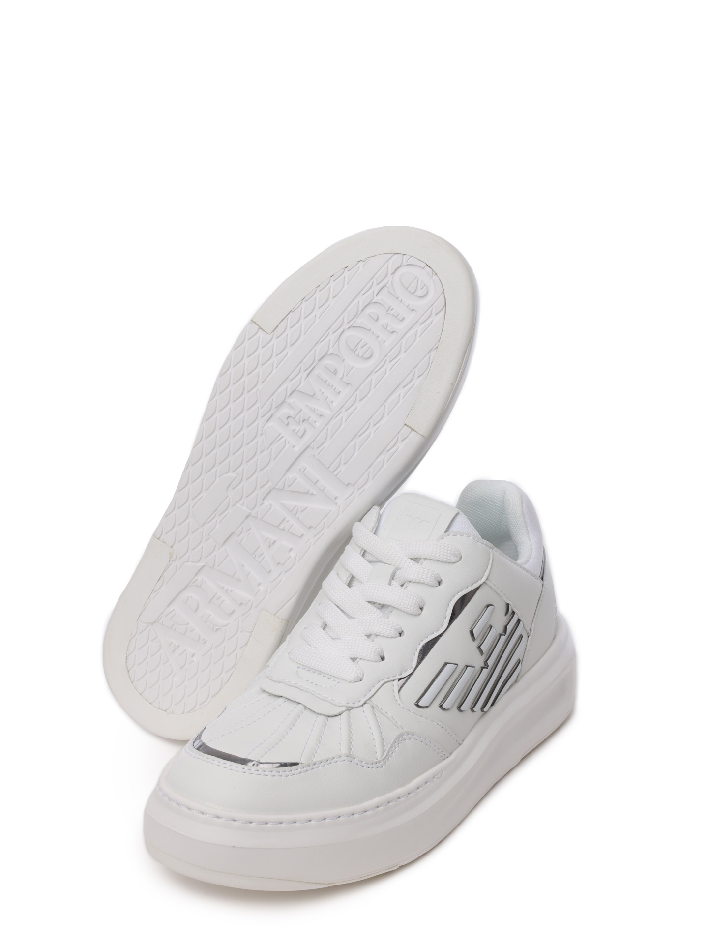 Кроссовки Emporio Armani X3X165 XR107 C662 кожаные женские — купить в интернет-магазине Verdistore