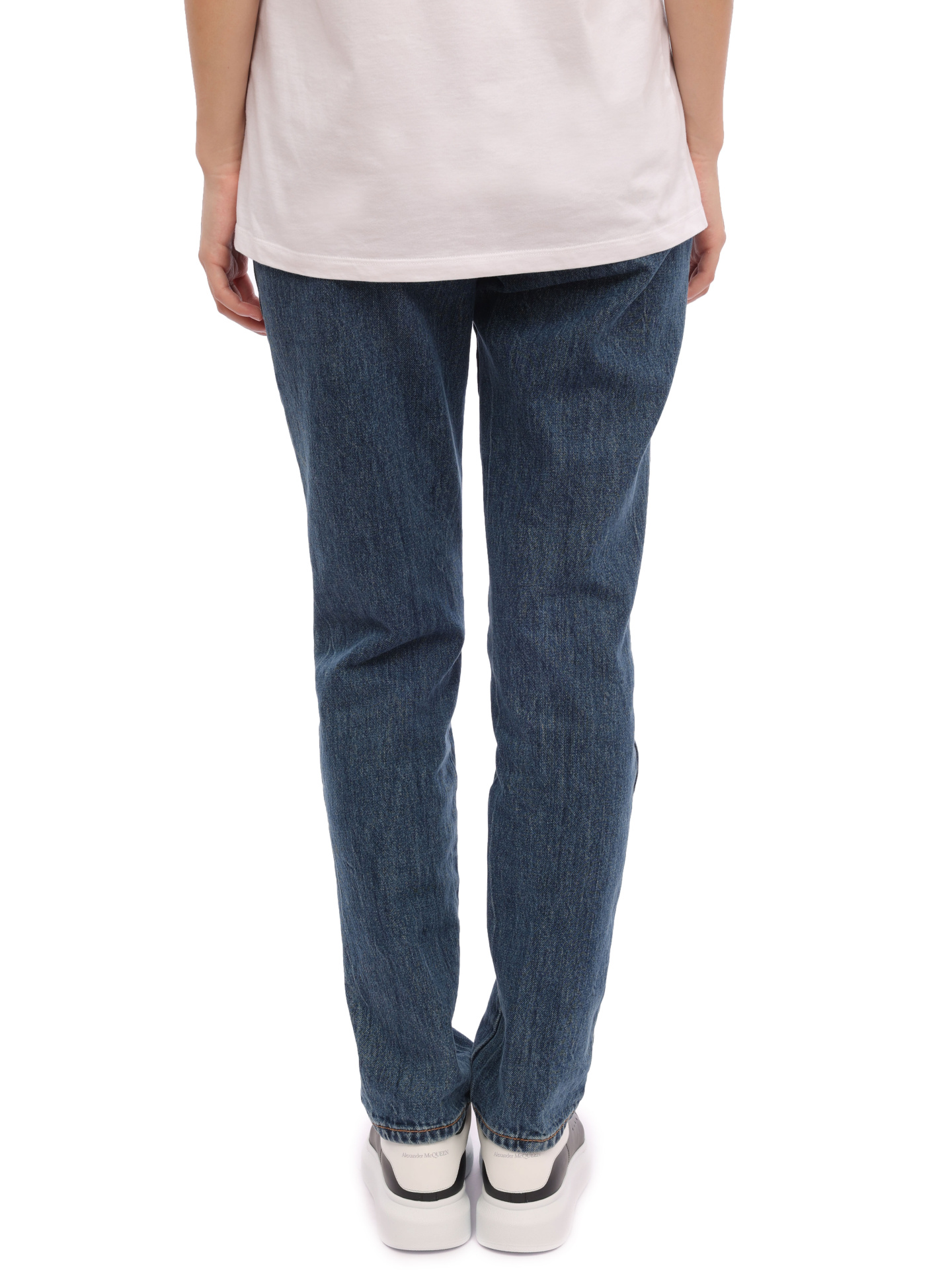 Джинсы Alexander McQueen 687420-QMABP-4118 синие женские — купить в интернет-магазине Verdistore