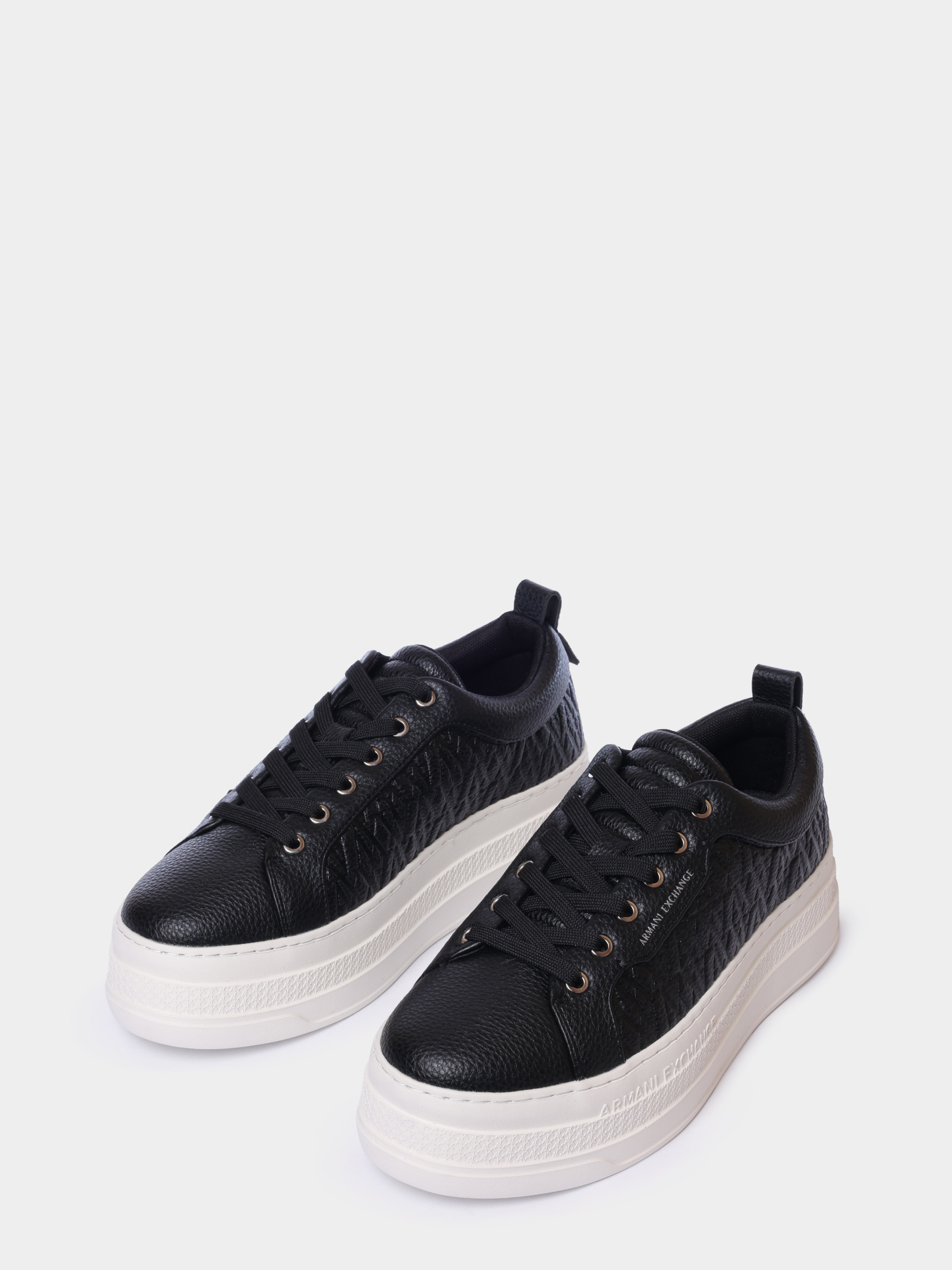 Кеды Armani Exchange XW001630 AF17351 UC001 черные женские — купить в интернет-магазине Verdistore