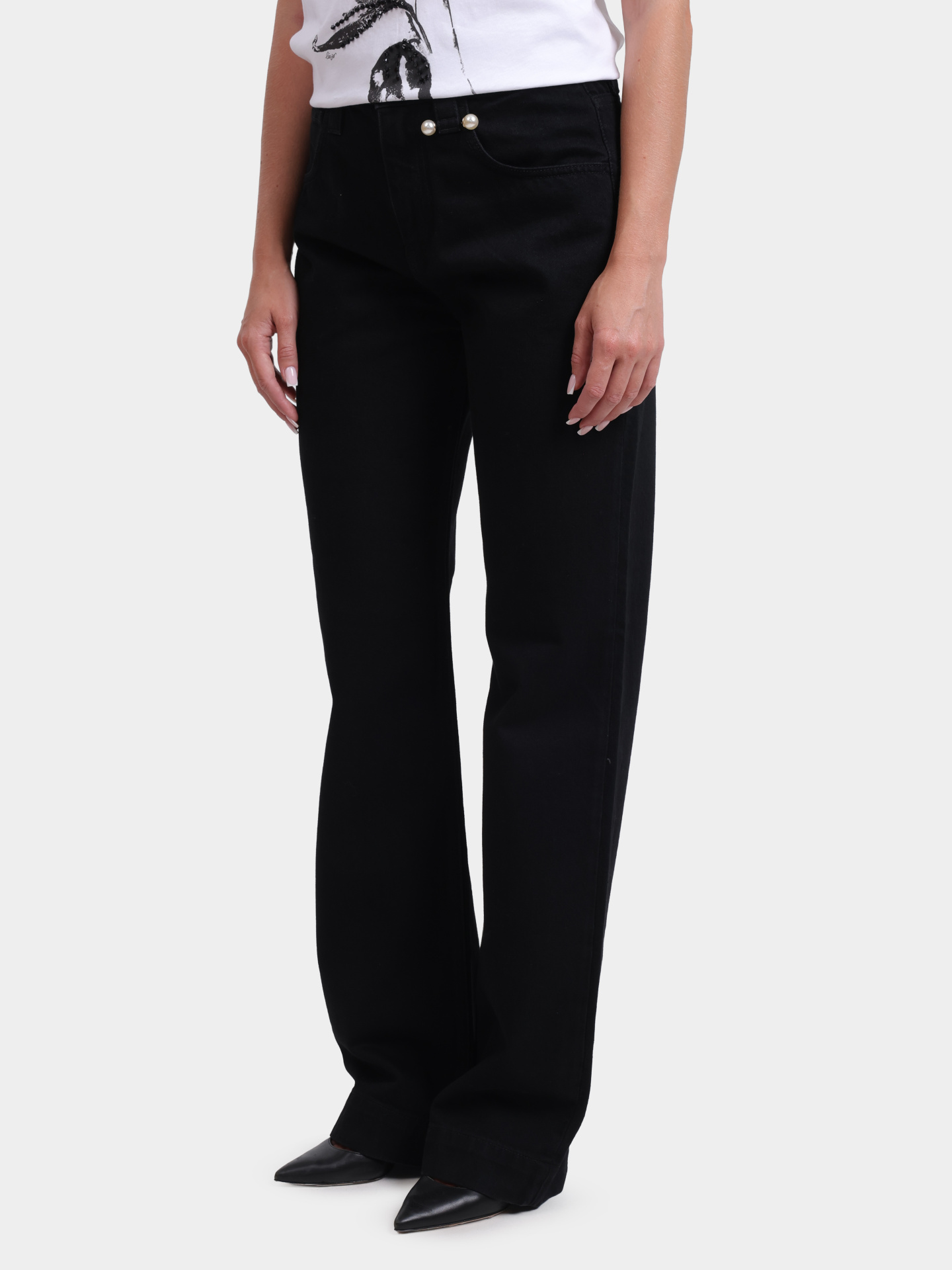 Джинсы Liu-Jo CF5110 D5028 87019 черные женские — купить в интернет-магазине Verdistore