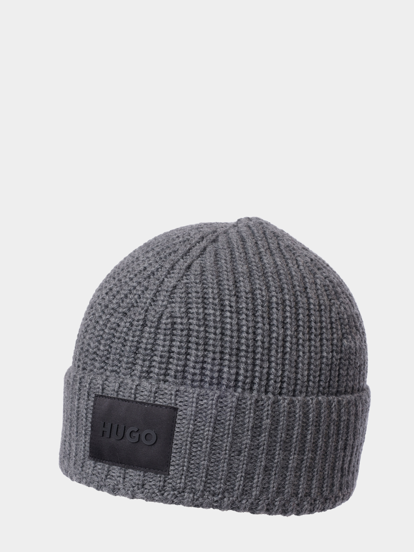 Комплект шапка и шарф Hugo Zago Set 10275535 01 50551423 034 серый мужской вязаный — купить в интернет-магазине Verdistore