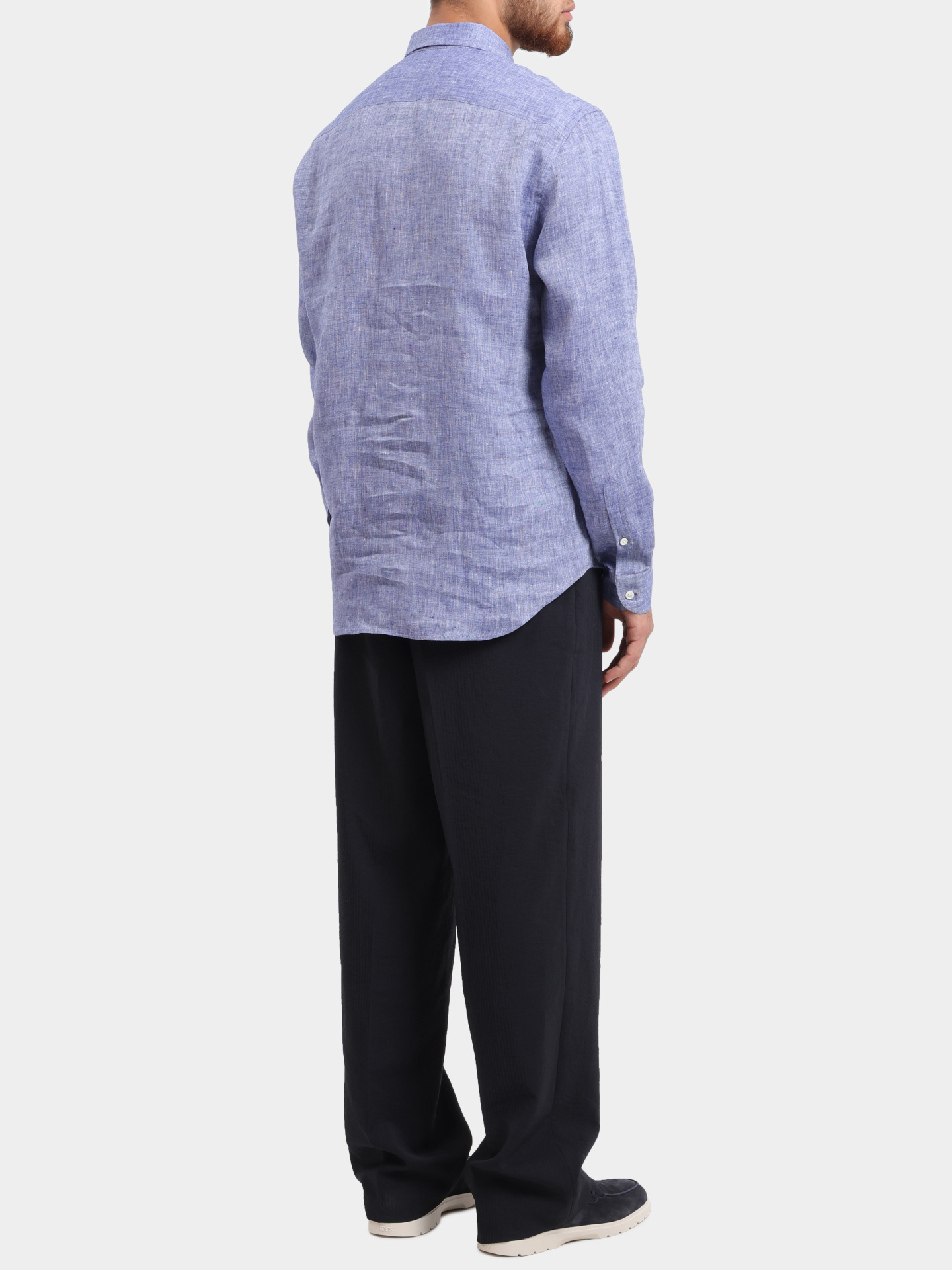 Брюки Emporio Armani EM001145 AF13674 UB118 темно-синие мужские — купить в интернет-магазине Verdistore