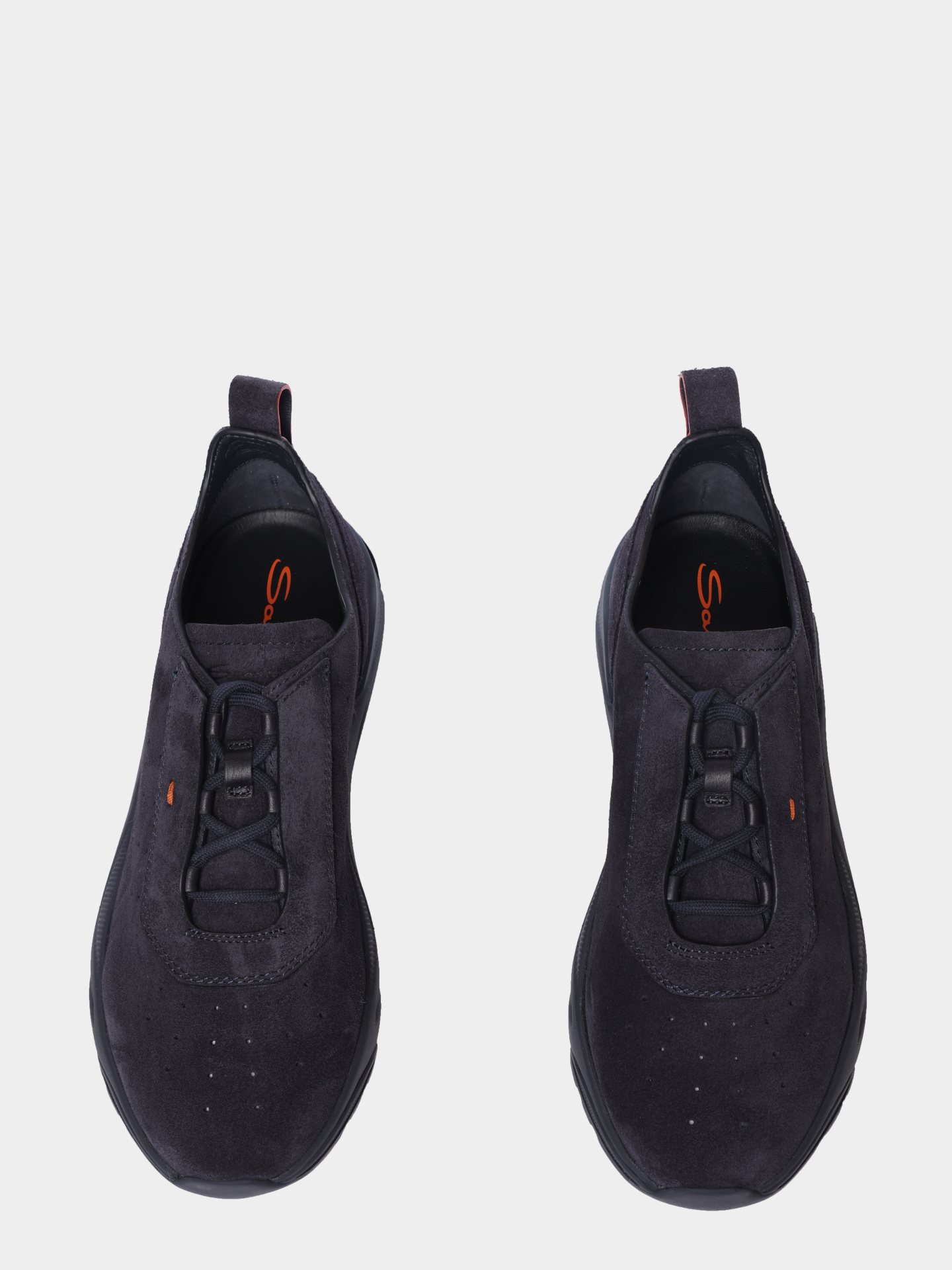 Кроссовки Santoni MBIG22032NOTTEATU60 замшевые мужские — купить в интернет-магазине Verdistore