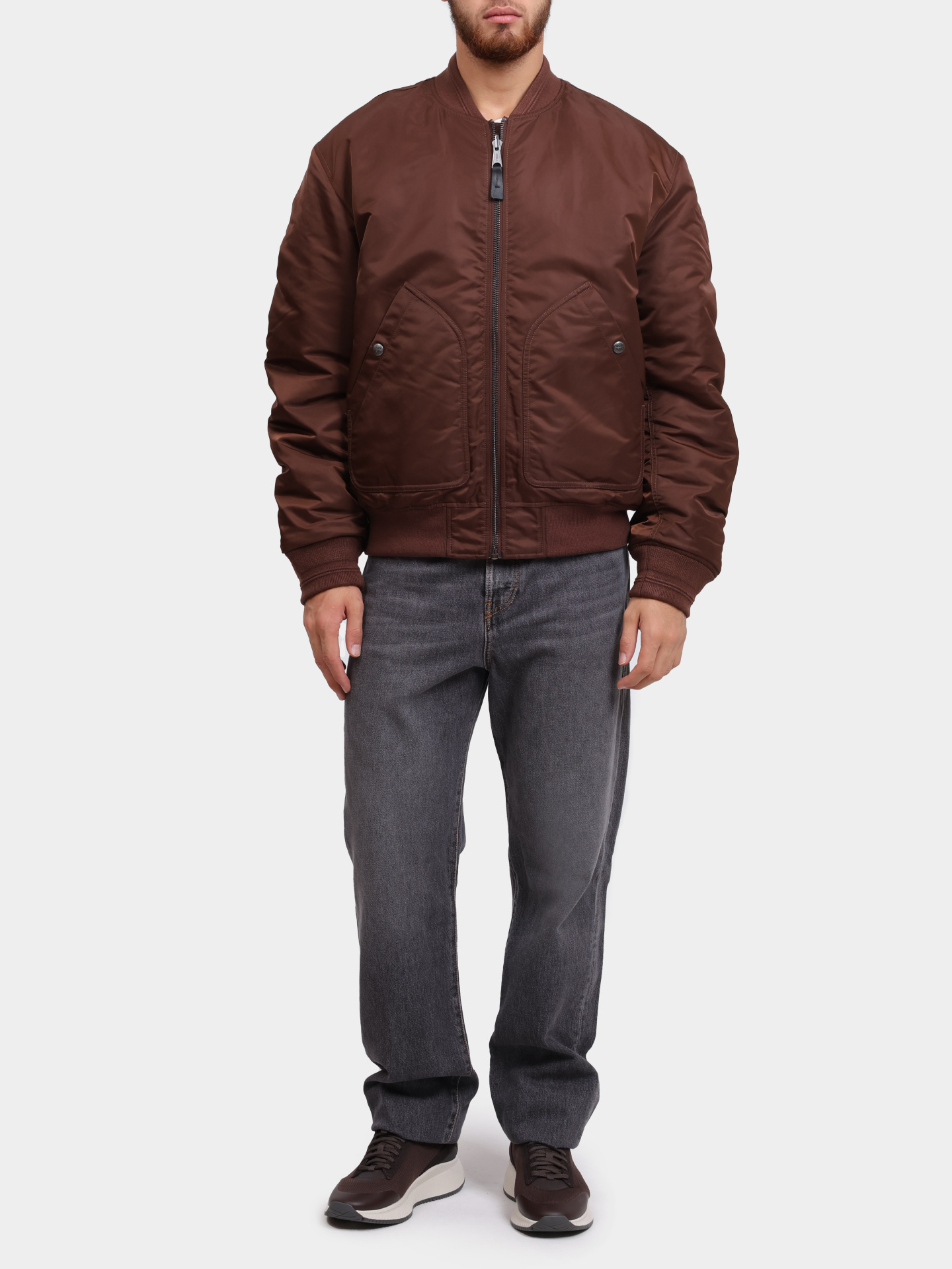 Бомбер Diesel A144080HCAS7FG двусторонний мужской — купить в интернет-магазине Verdistore