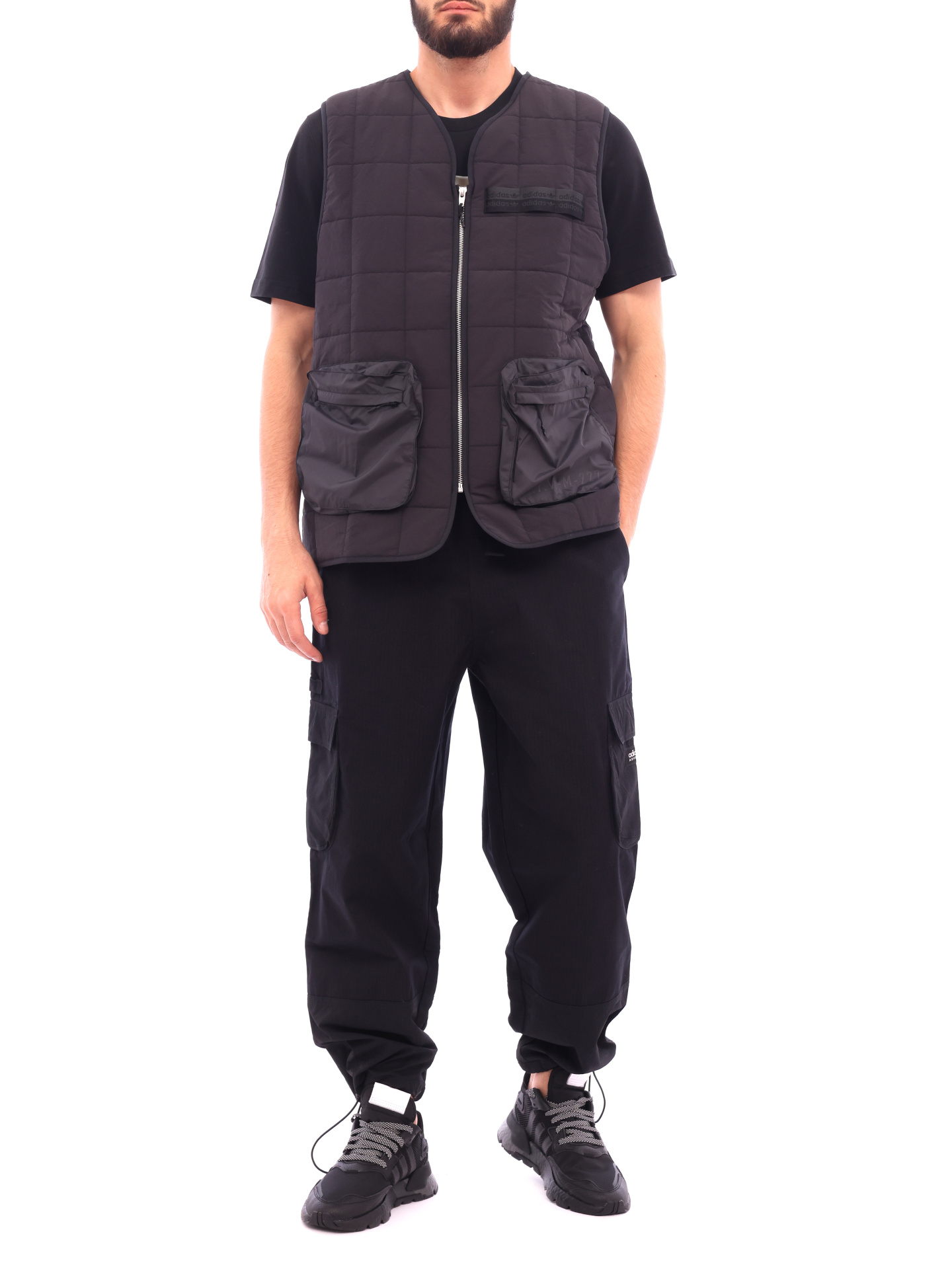 Жилет Adidas H11509 мужской стеганый с объемными карманами — купить в интернет-магазине Verdistore