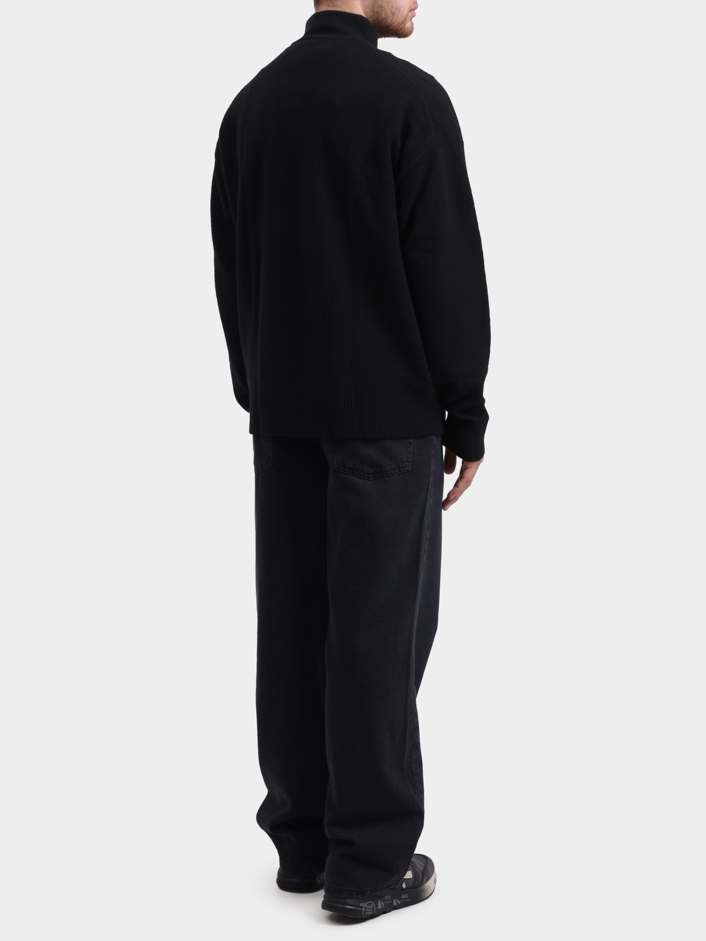 Свитер Calvin Klein K10K111960 черный мужской — купить в интернет-магазине Verdistore