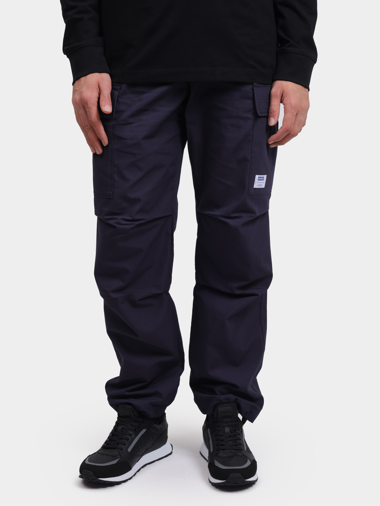 Брюки Hugo 50545643 415 хлопковые мужские — купить в интернет-магазине Verdistore