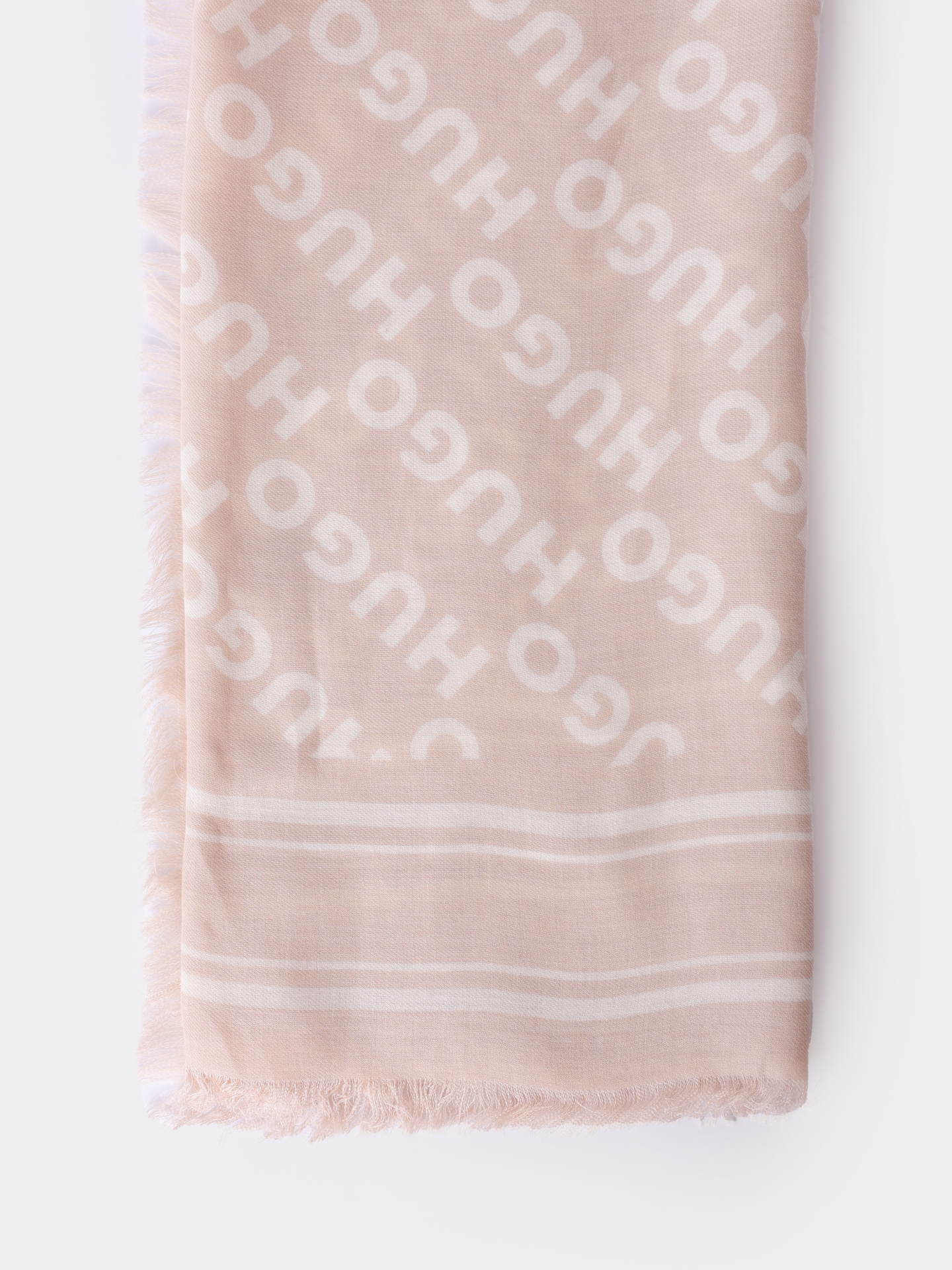 Платок Hugo 50517680 274 бежевый женский — купить в интернет-магазине Verdistore