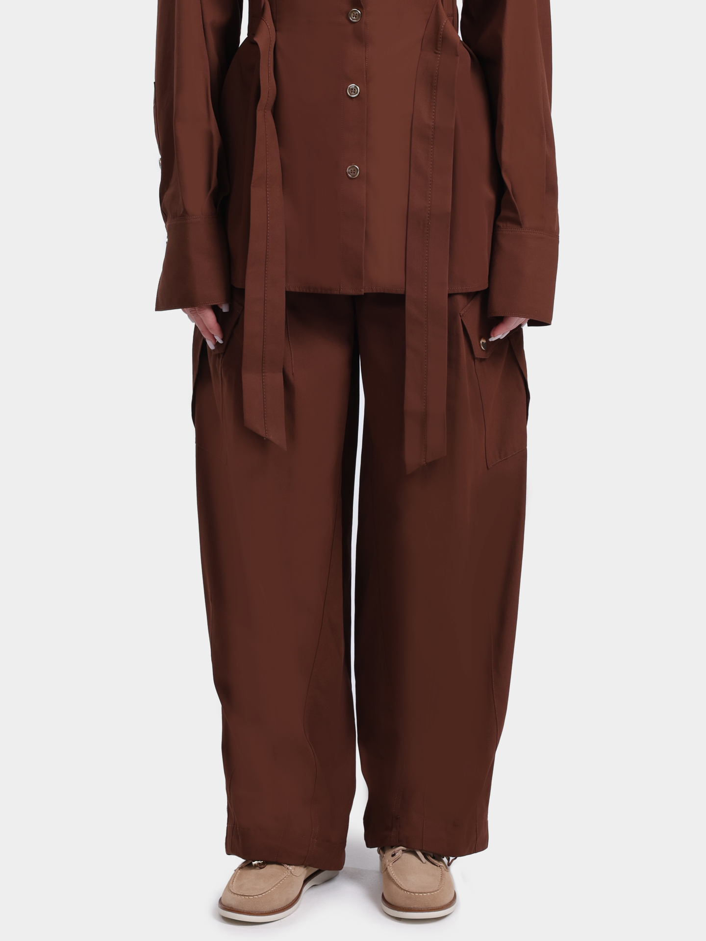 Брюки-карго Pinko 106278 A2ER L78 хлопковые женские — купить в интернет-магазине Verdistore