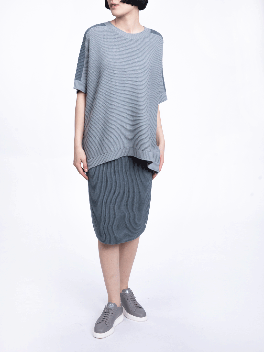 Юбка из рифленого трикотажа — купить в интернет-магазине Verdistore