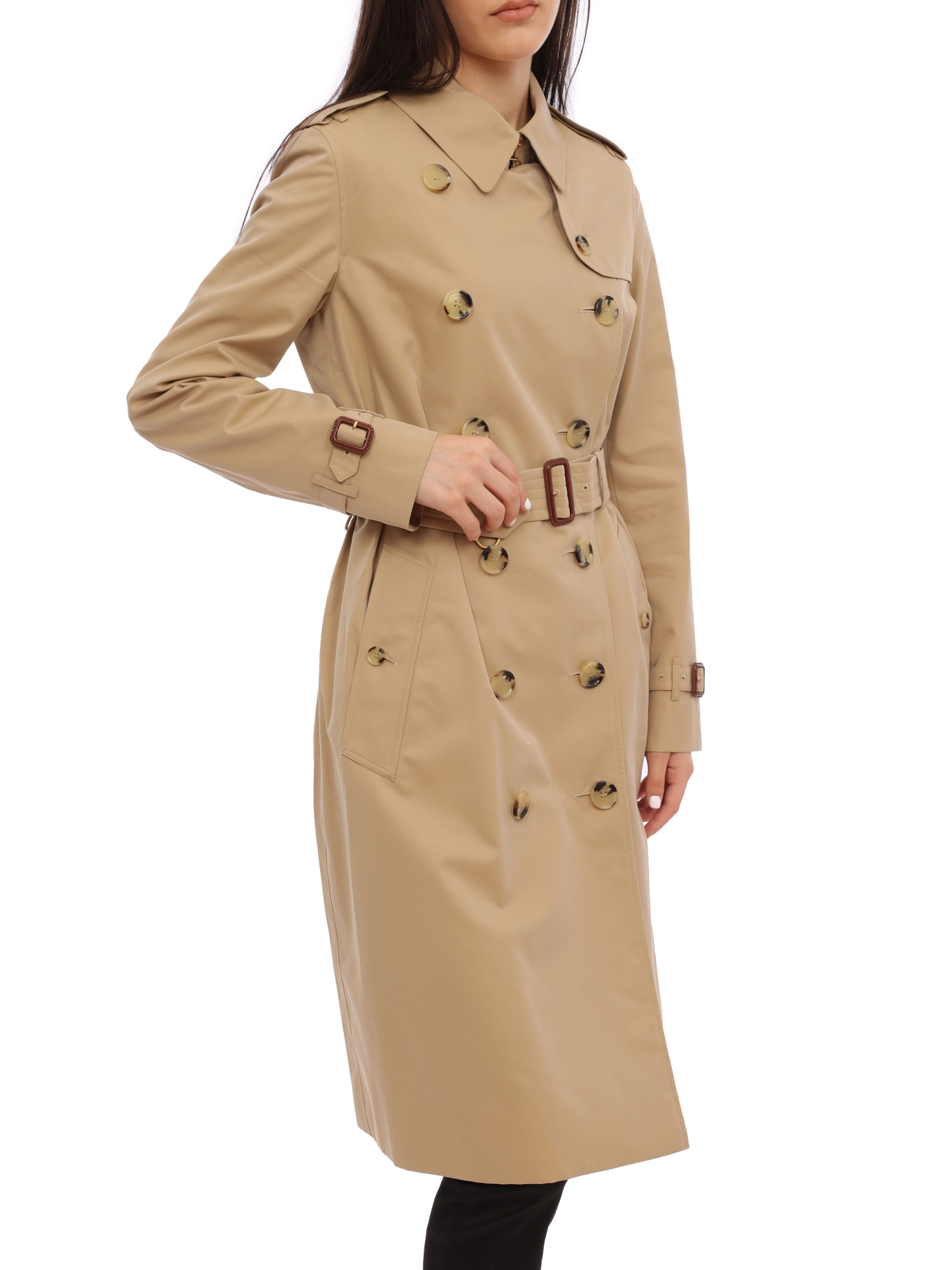 Тренч Burberry 8045288 A1366 бежевый женский — купить в интернет-магазине Verdistore