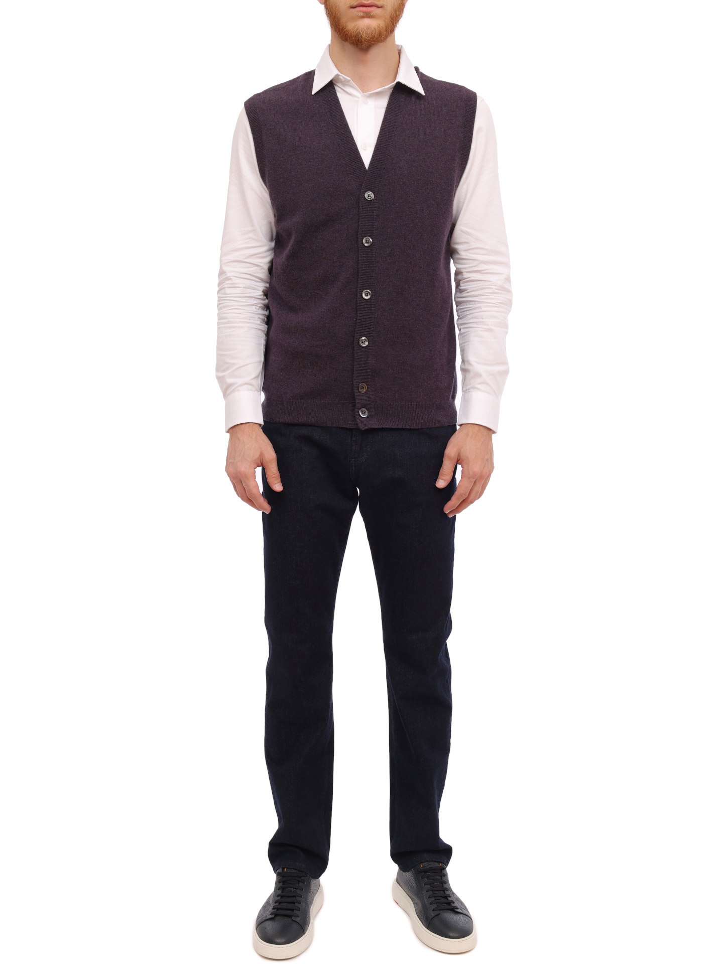 Жилет Brunello Cucinelli M2225177 трикотажный мужской — купить в интернет-магазине Verdistore
