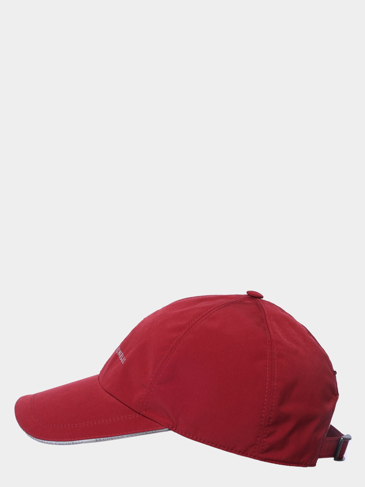 Бейсболка Brunello Cucinelli MM4799859 CMP51 с вышивкой красная мужская — купить в интернет-магазине Verdistore