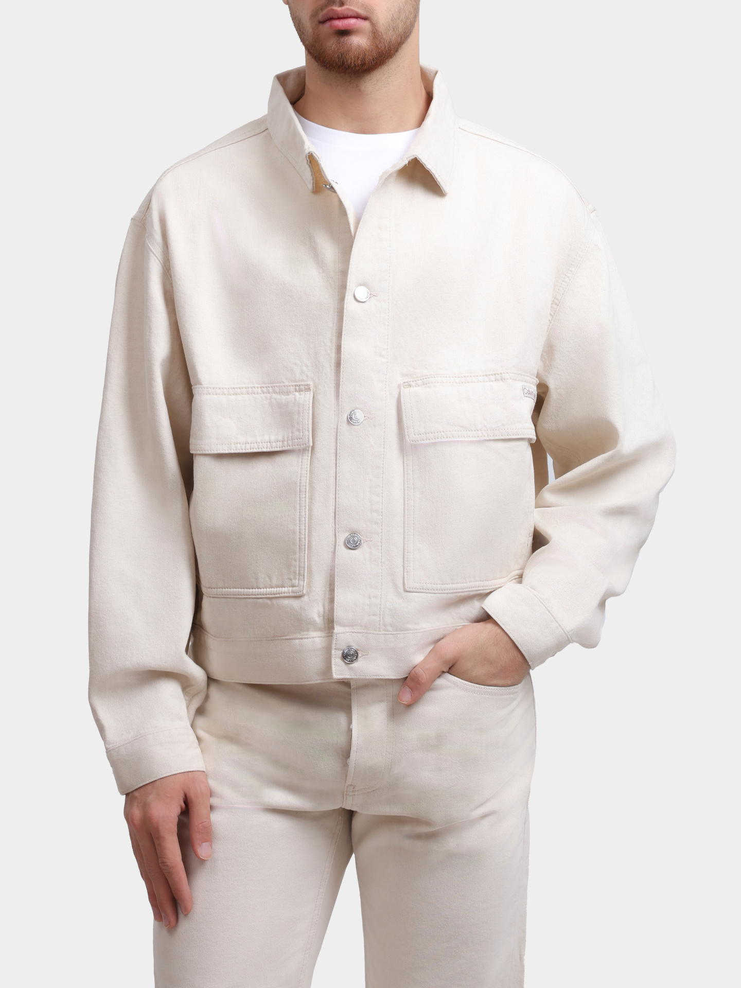 Куртка Calvin Klein Jeans J30J327212 1AA джинсовая мужская — купить в интернет-магазине Verdistore