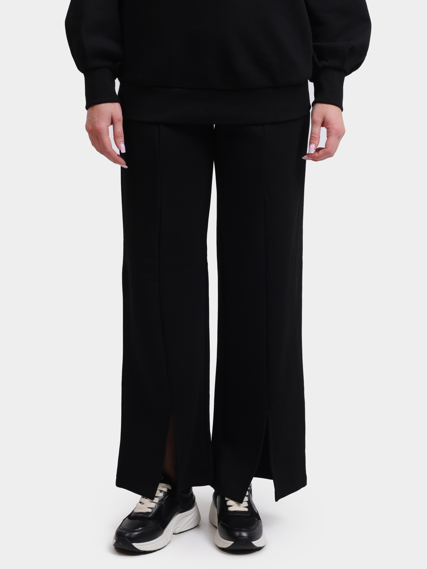 Брюки Armani Exchange XW001289 AF16111 UC001 черные женские — купить в интернет-магазине Verdistore