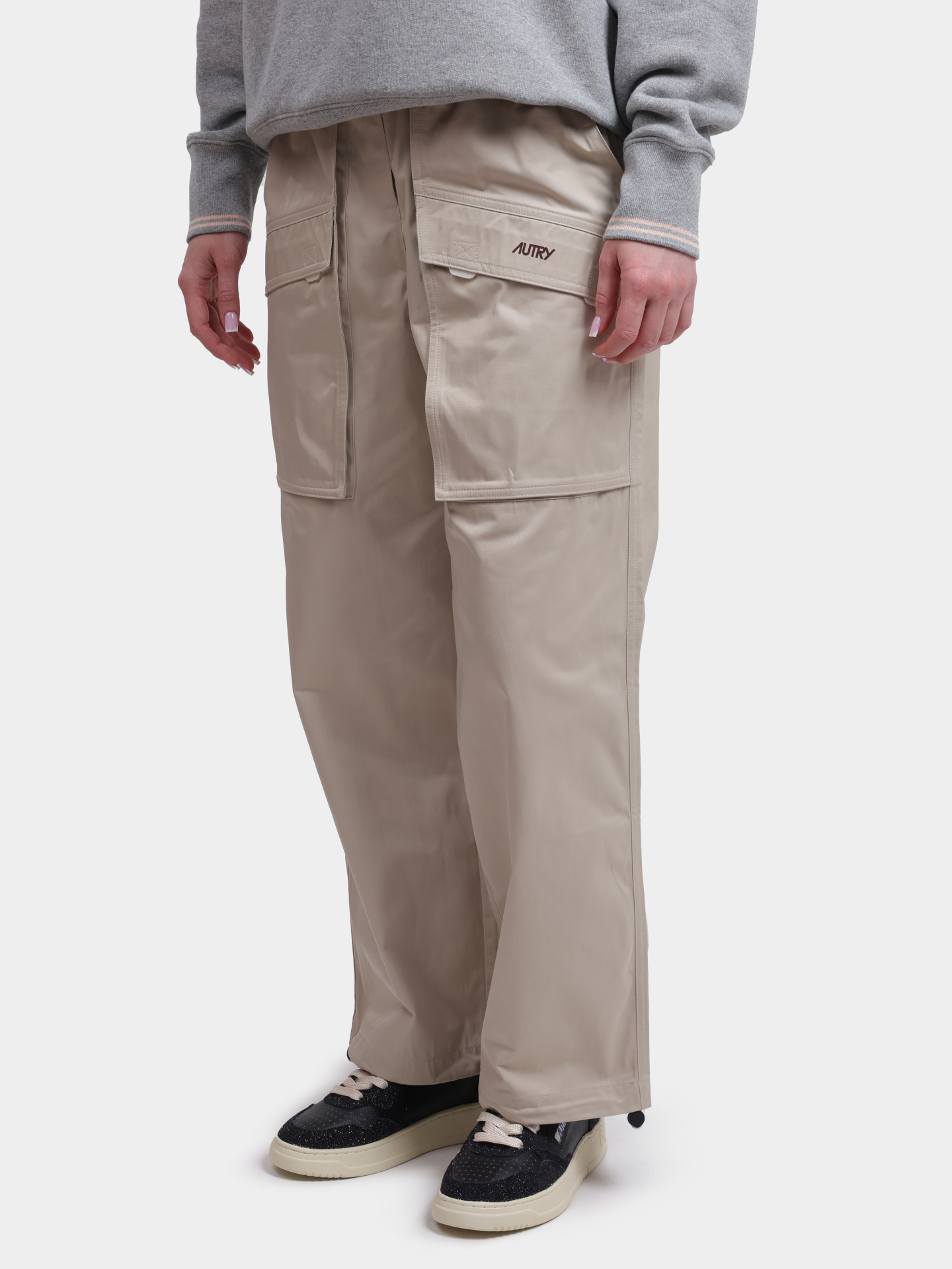 Брюки Autry PAPW - N7NP бежевые мужские с накладными карманами — купить в интернет-магазине Verdistore