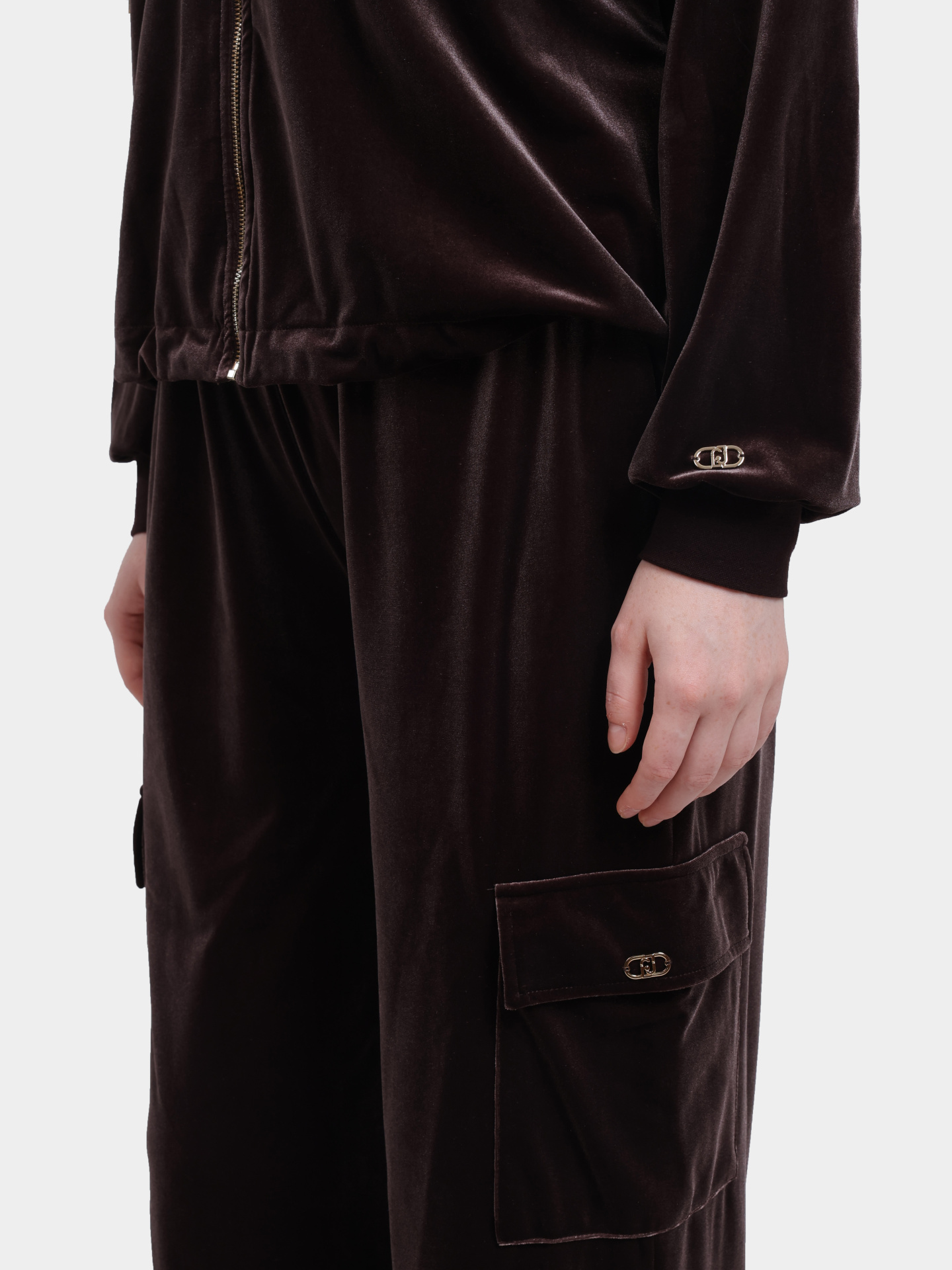 Мастерка Liu-Jo TF5108 J4955 90915 велюровая женская — купить в интернет-магазине Verdistore