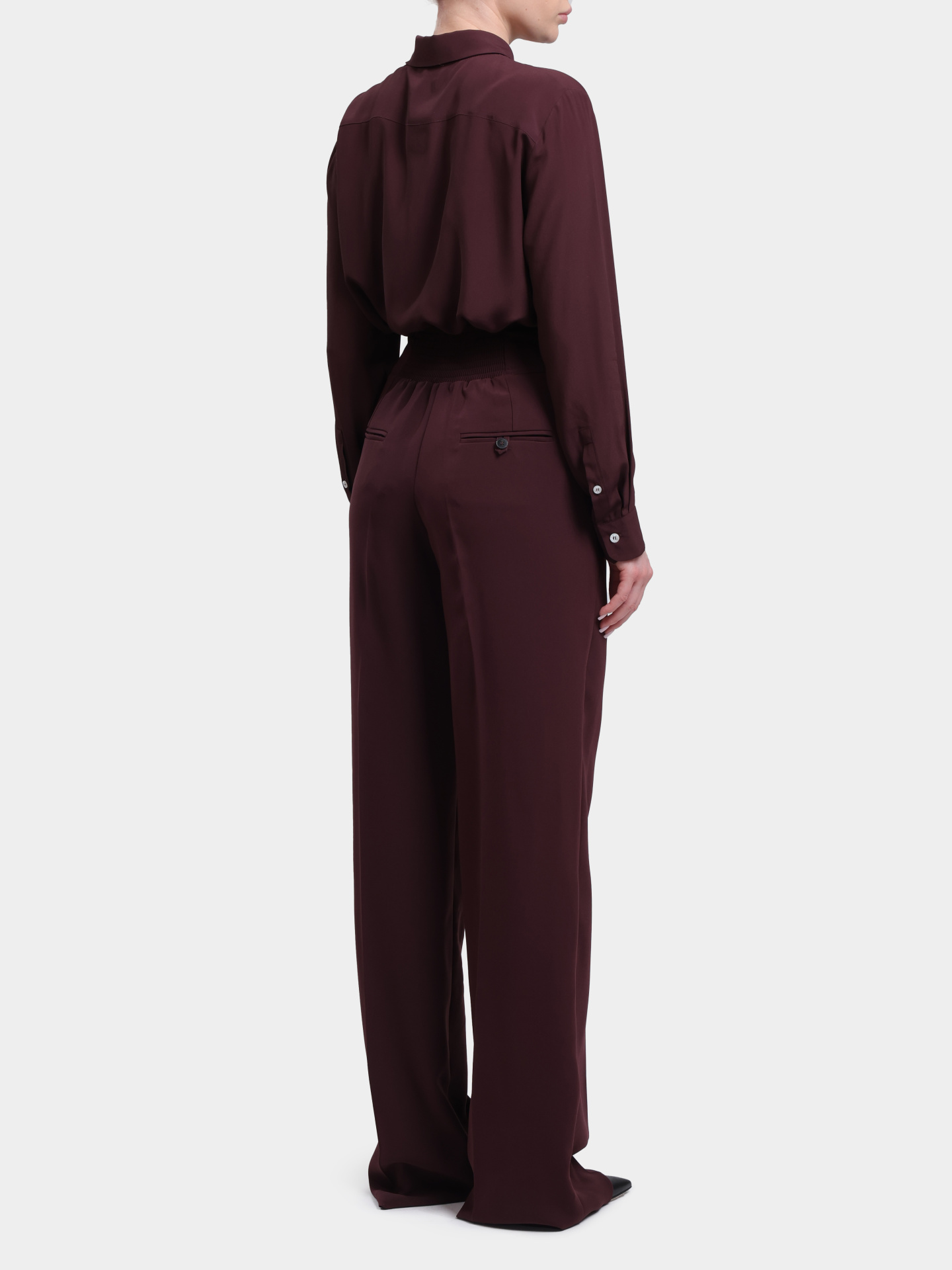 Брюки MARELLA MLLACERBO 002 бордовые женские — купить в интернет-магазине Verdistore