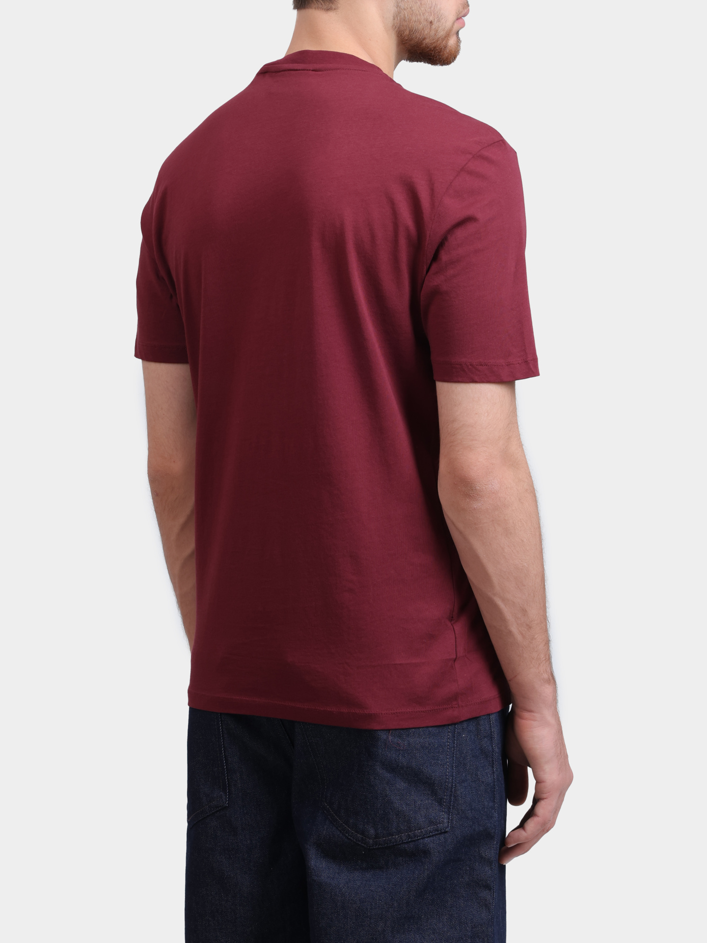 Футболка HUGO RED Dero222 10229761 01 50466158 602 красная мужская с маленьким логотипом — купить в интернет-магазине Verdistore